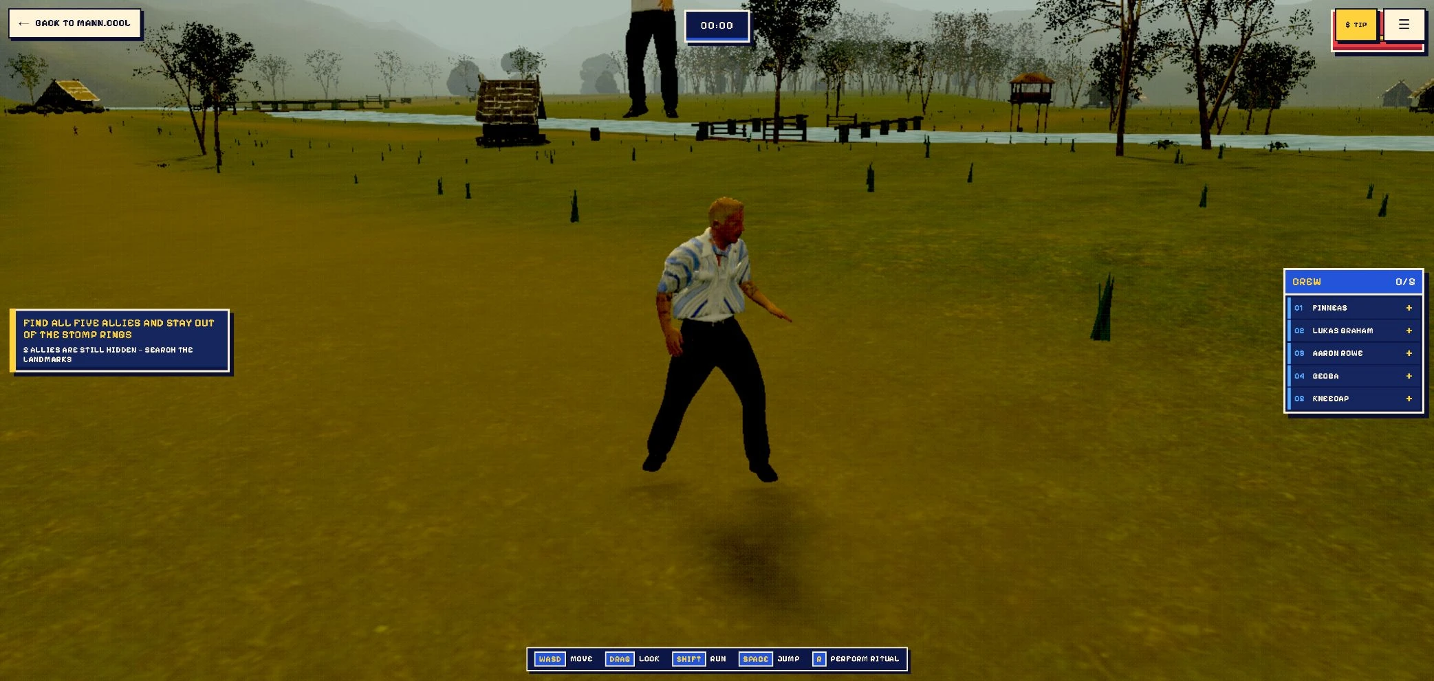 The player character and giant pursuer in Super Macklemore 64.