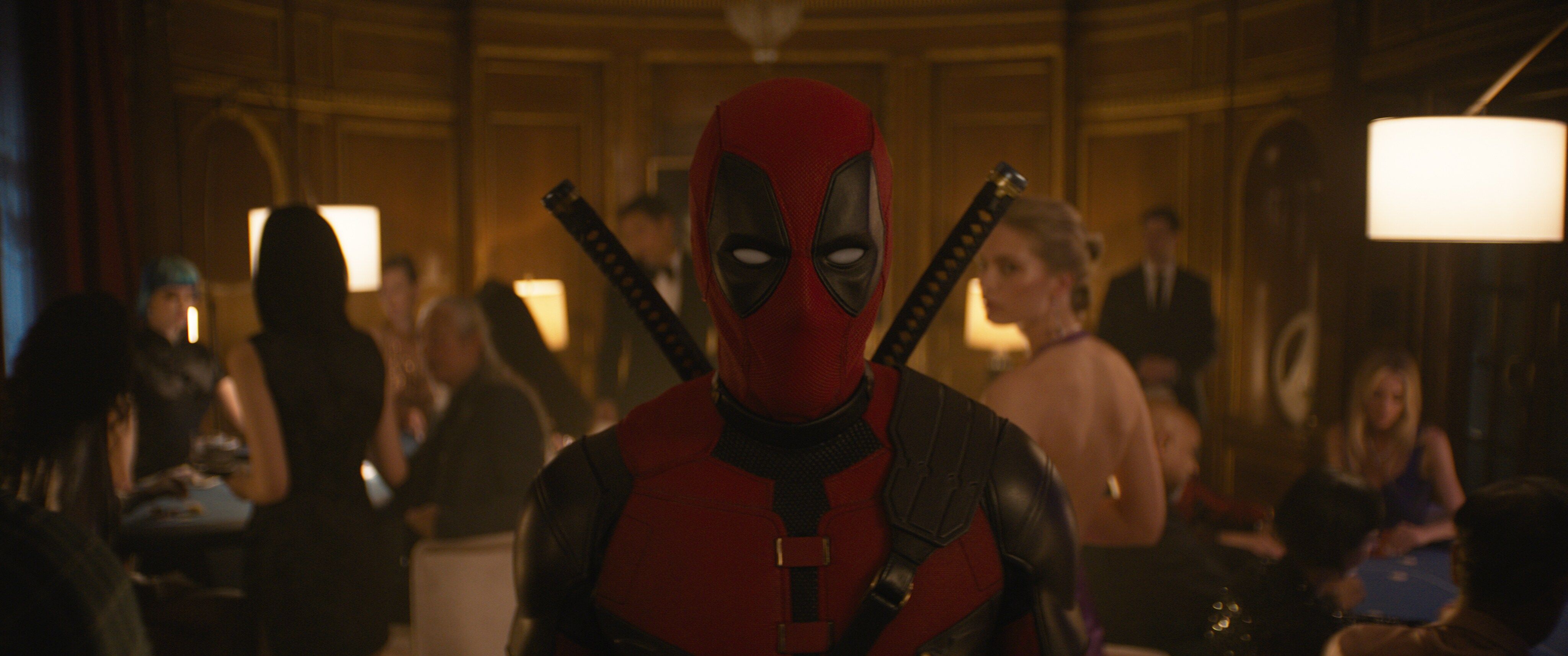Deadpool at a party in Deadpool & Wolverine.