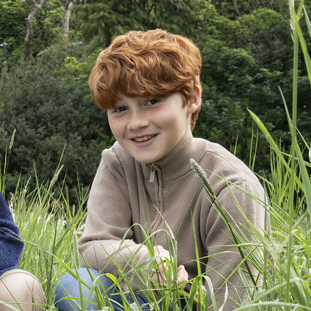 Alastair Stout, who plays Ron Weasley in HBO's Harry Potter series.