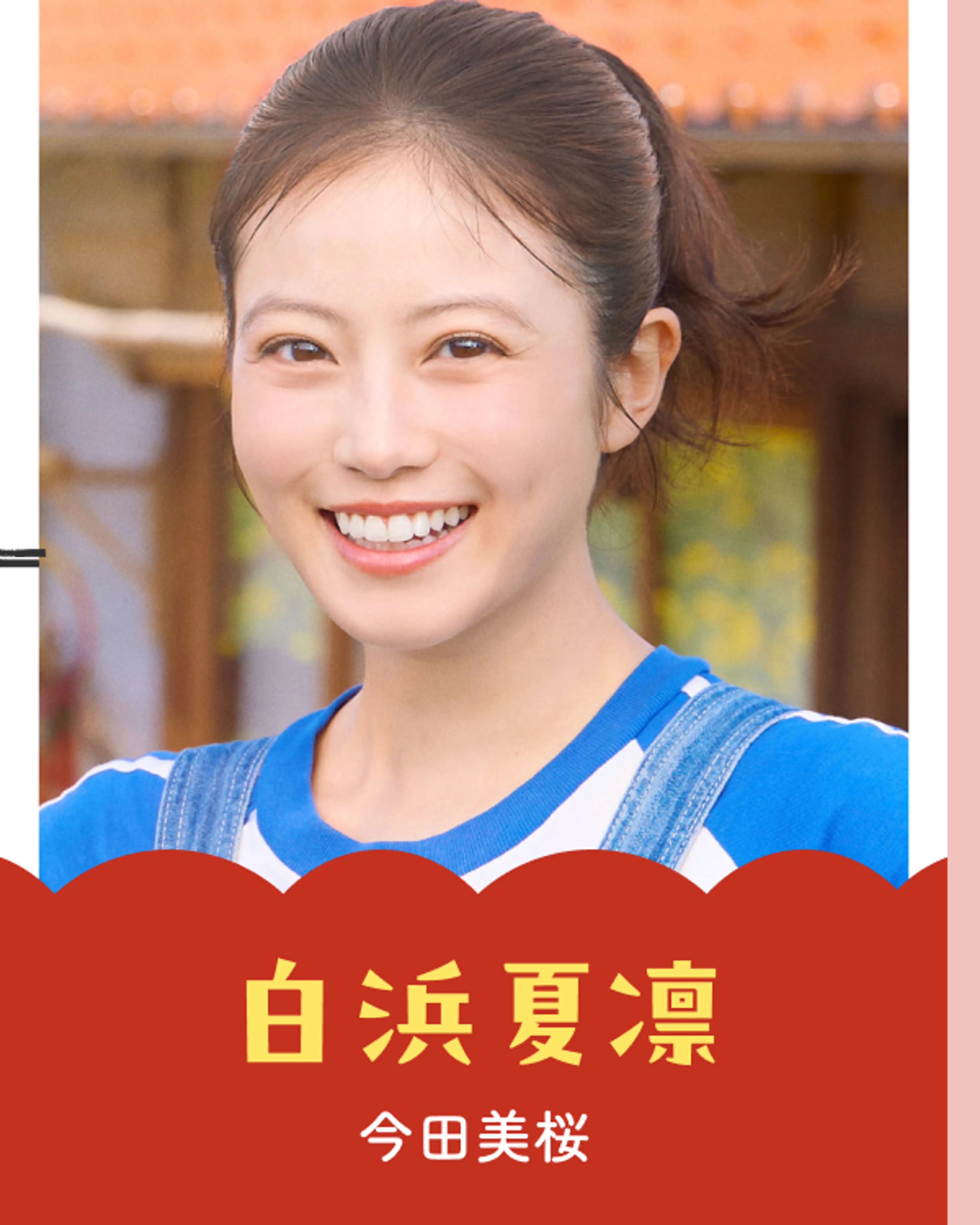 Mio Imada as Karin Shirahama in the official Merry Berry Love cast chart.