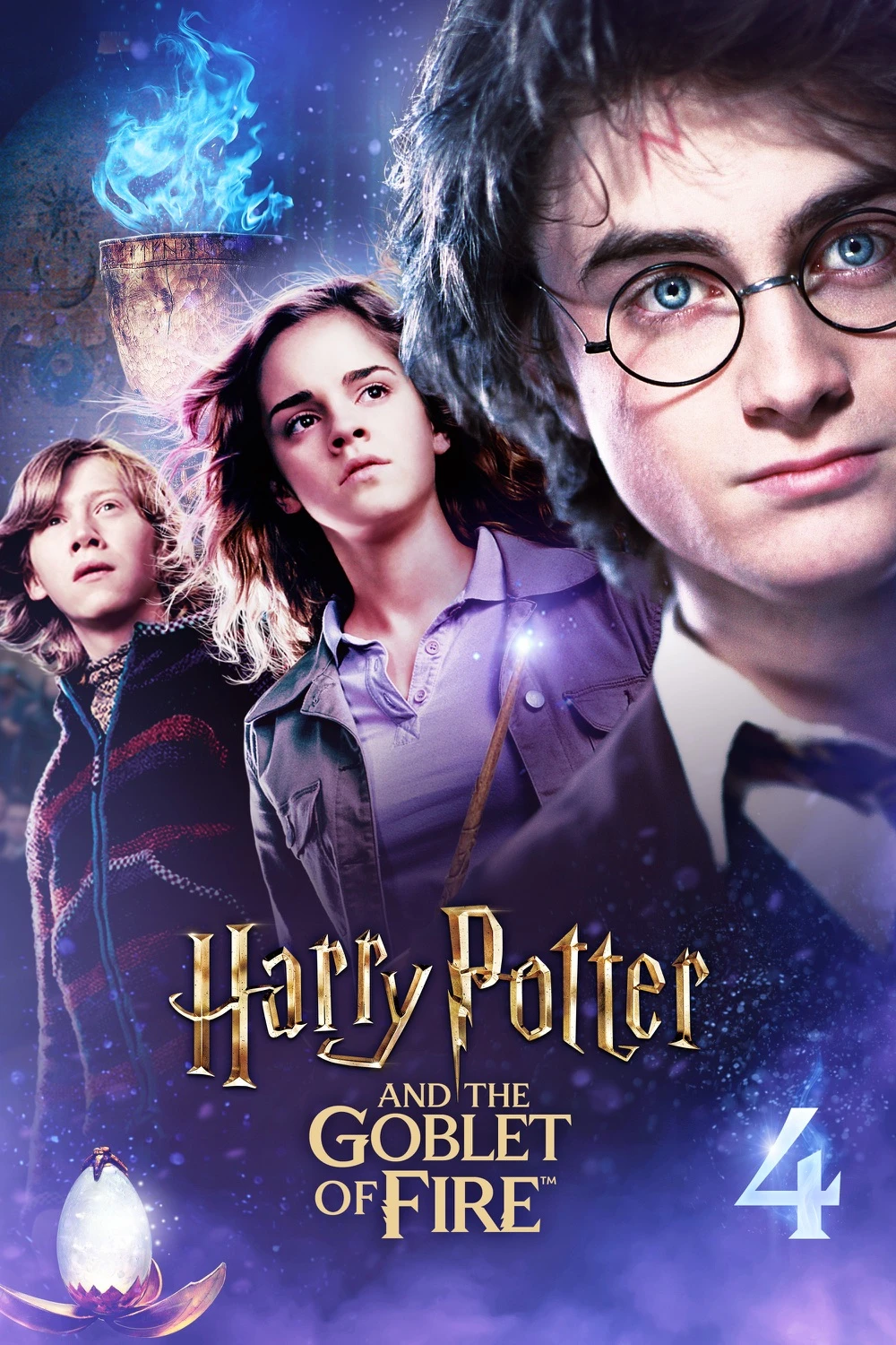 Official cover for Harry Potter and the Goblet of Fire.