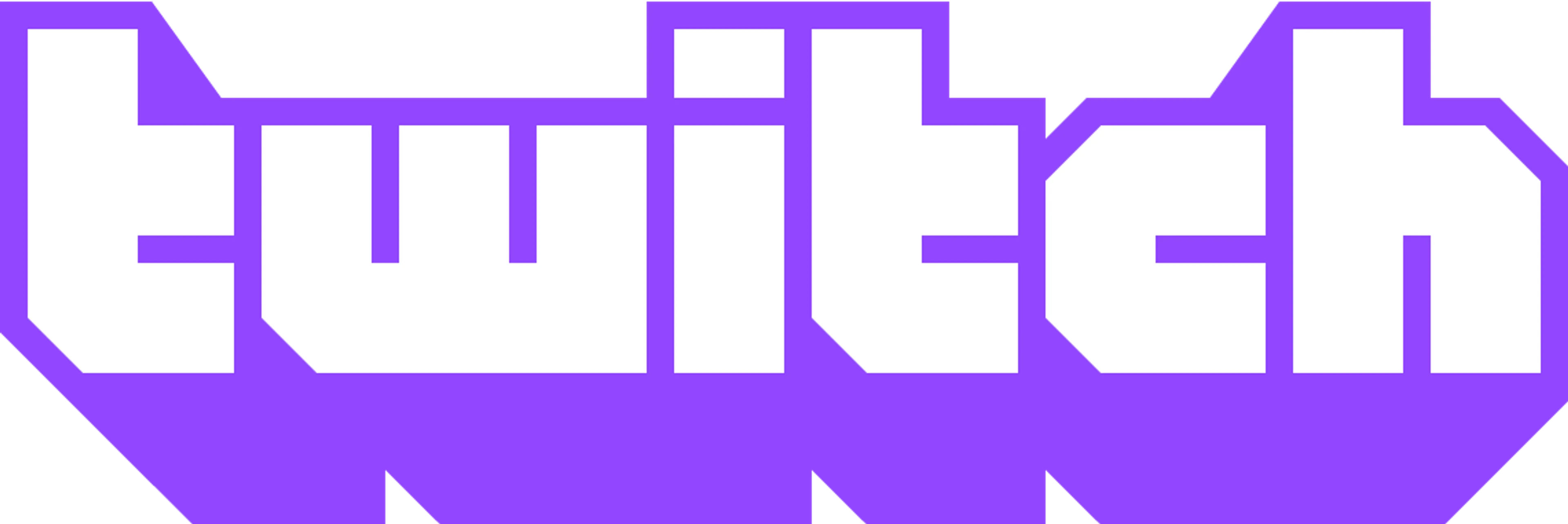 Purple Twitch wordmark on a transparent background.