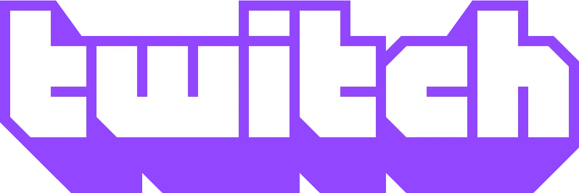 Purple Twitch wordmark on a transparent background.