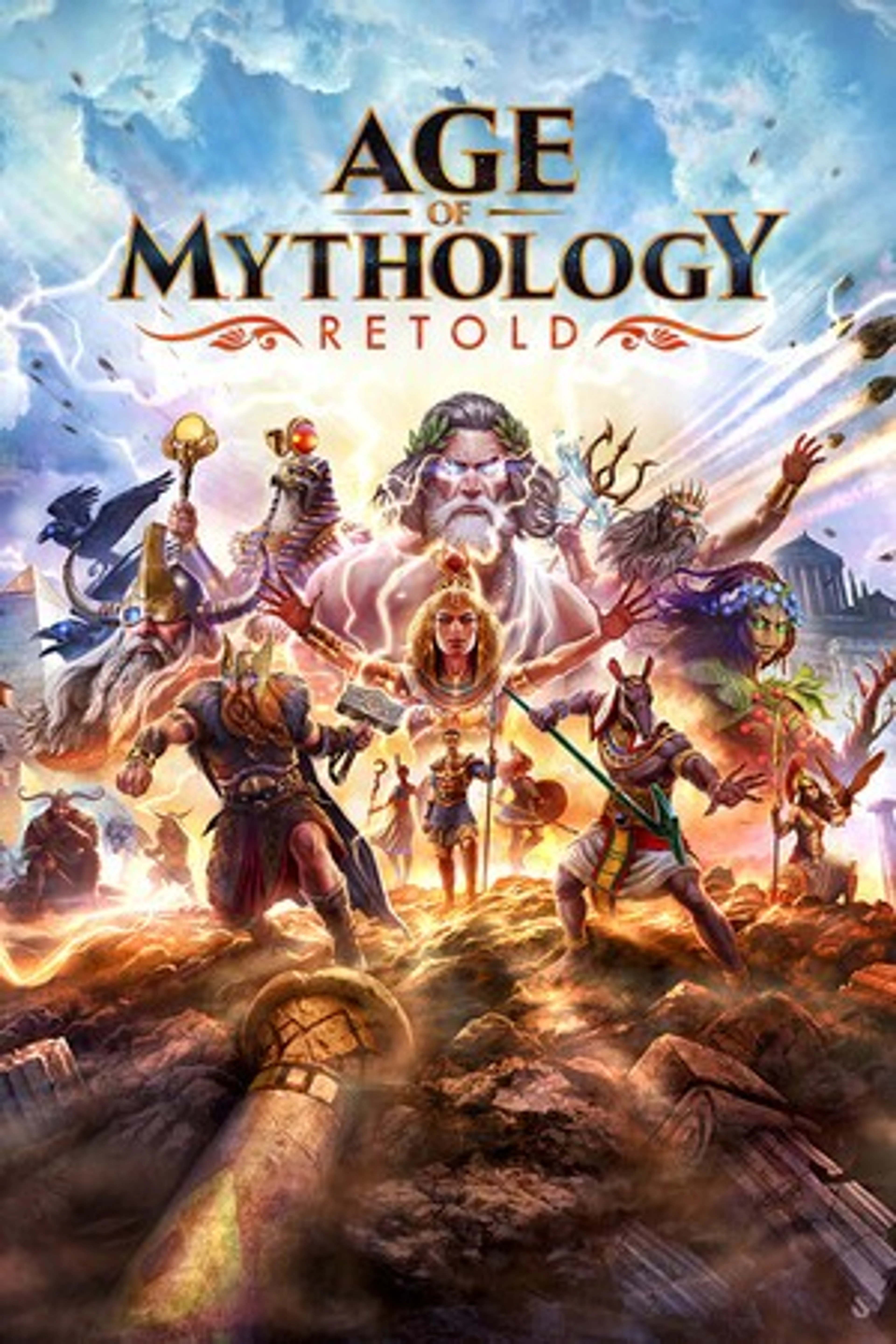 Official cover art for Age of Mythology: Retold.