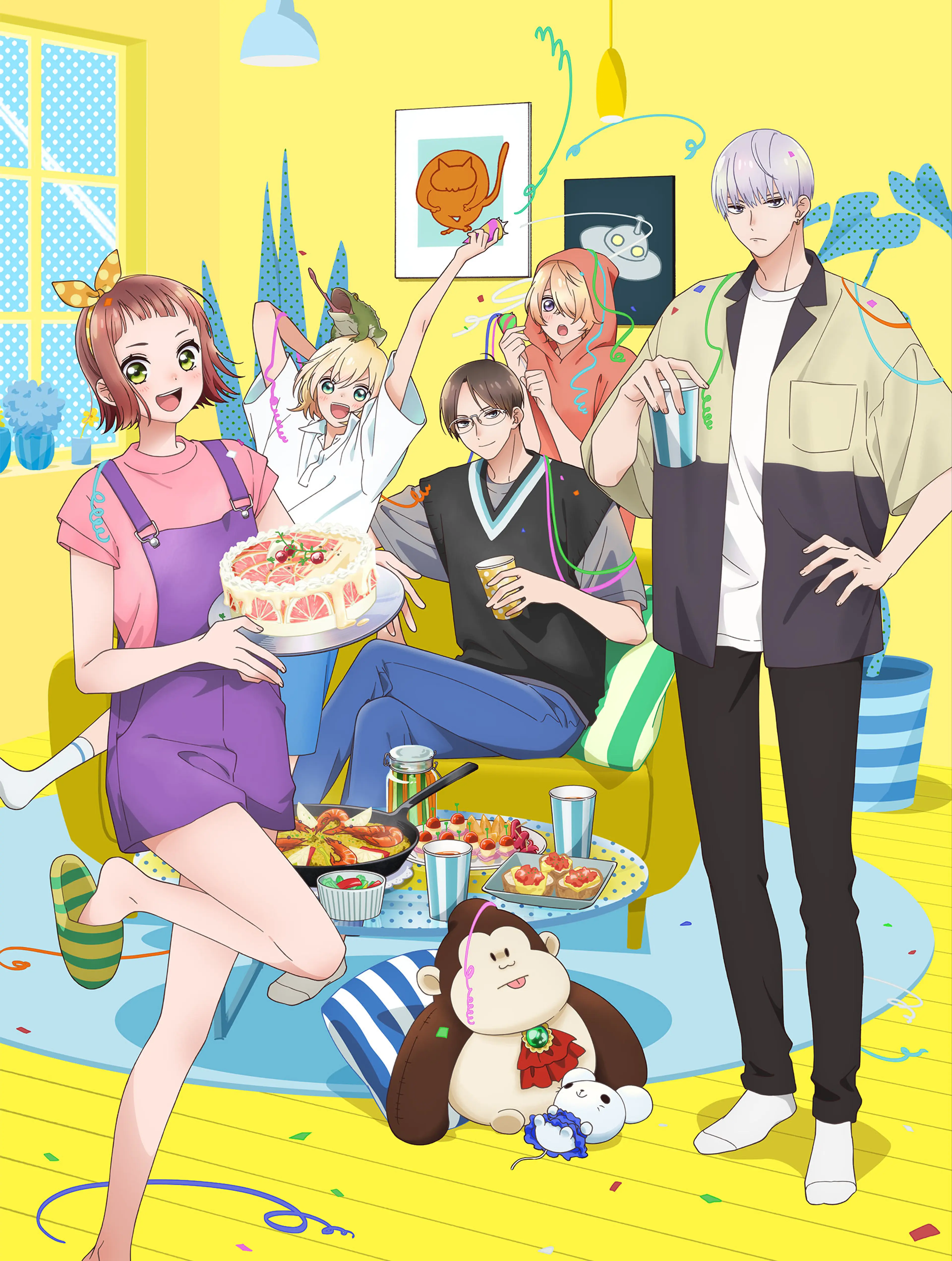 The Narita family gathers around food in the second official Please Excuse My Younger Brothers visual.