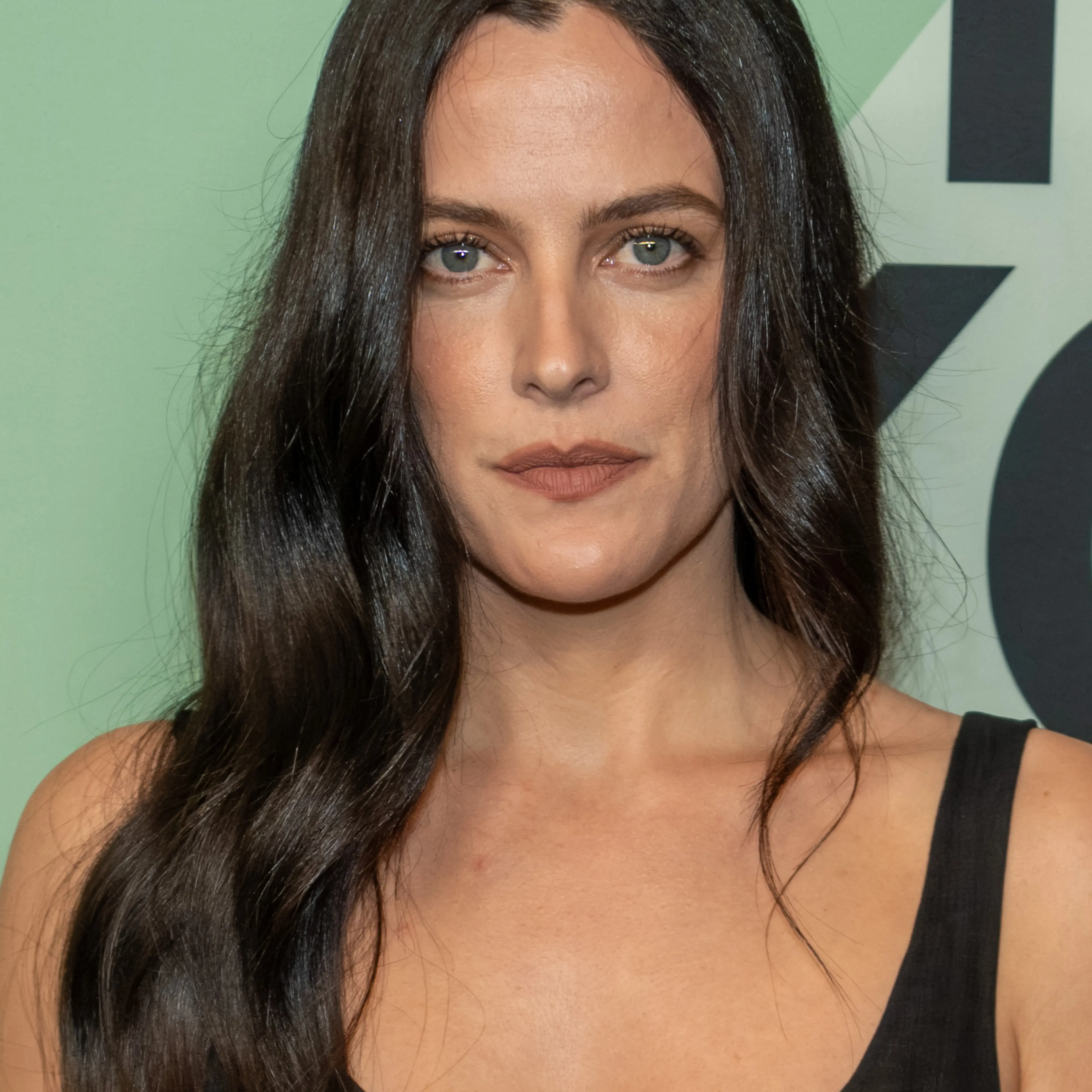 Riley Keough poses at the 2025 New York Film Festival.
