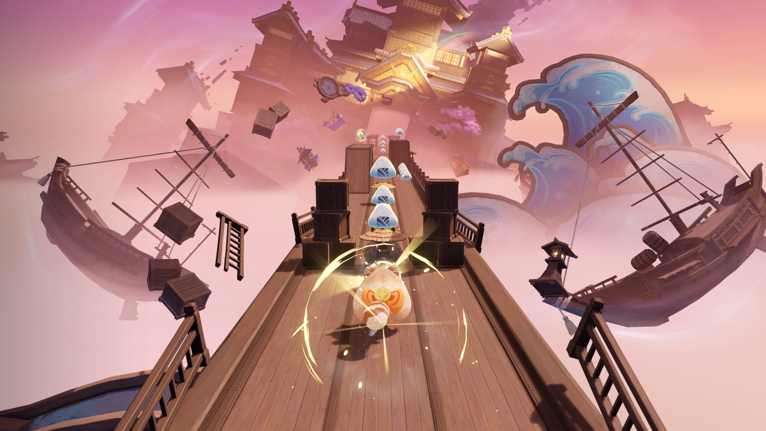 A Genshin Impact limited event challenge in Inazuma