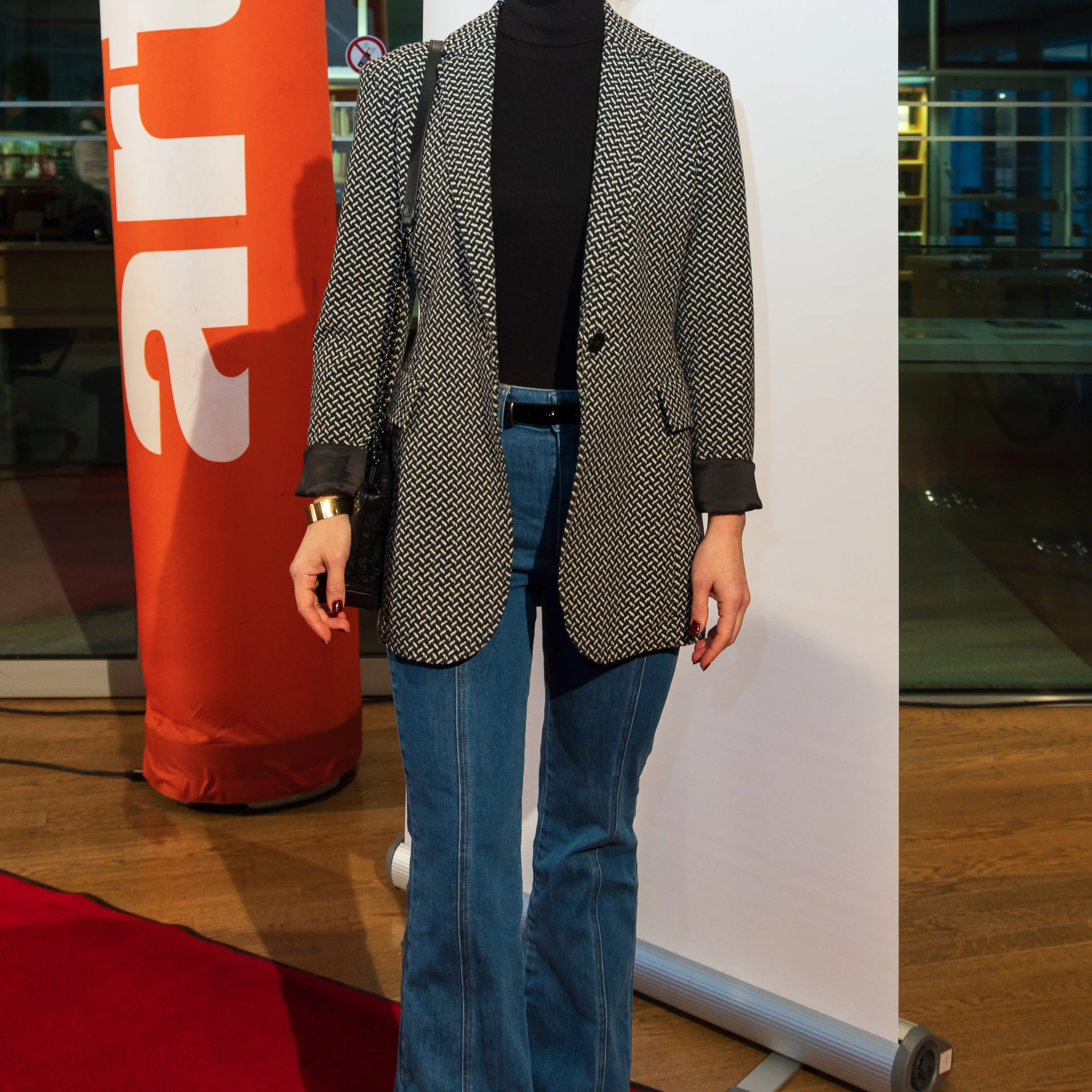Melika Foroutan at a Berlinale event in 2023.