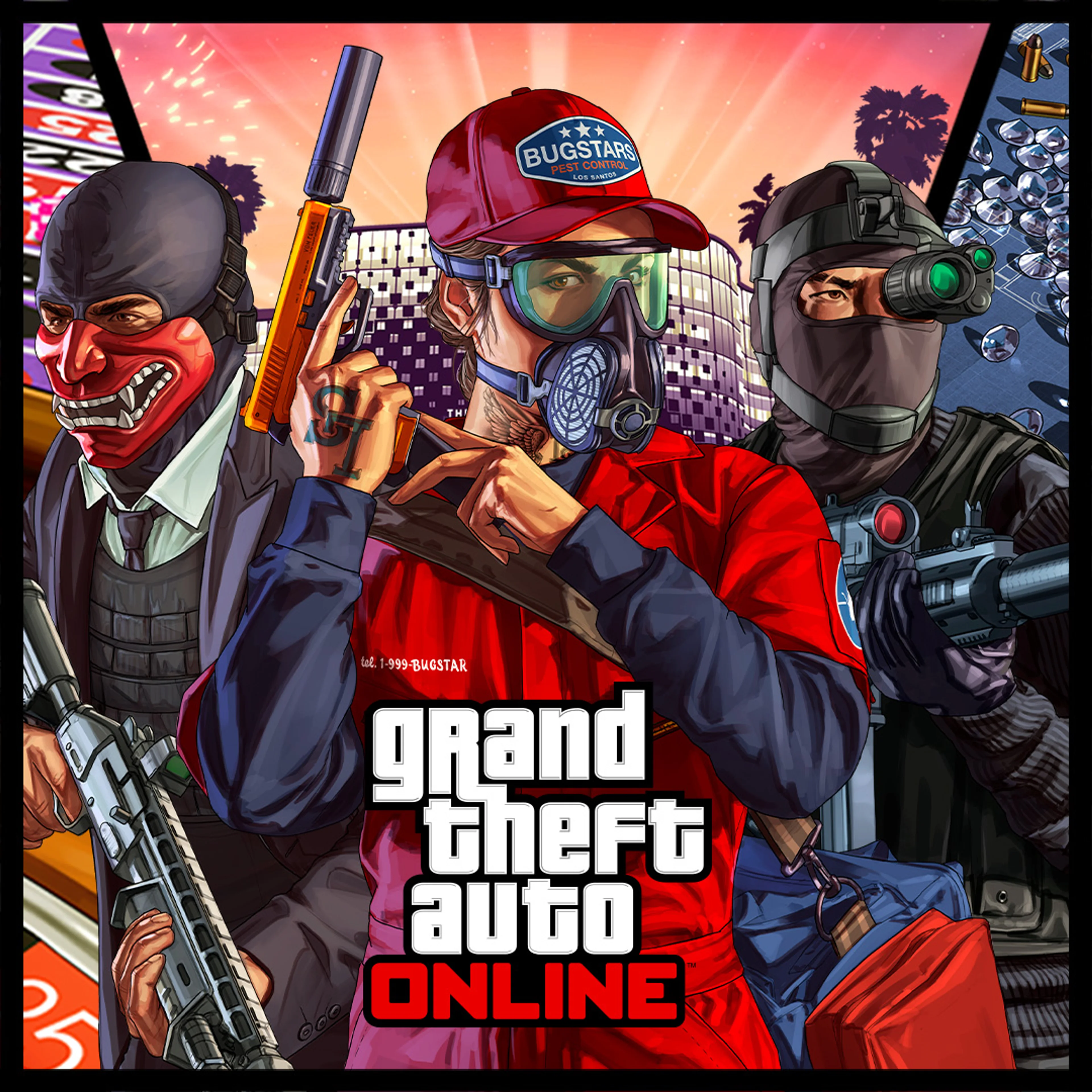 Official GTA Online starter tips artwork from Rockstar Games.