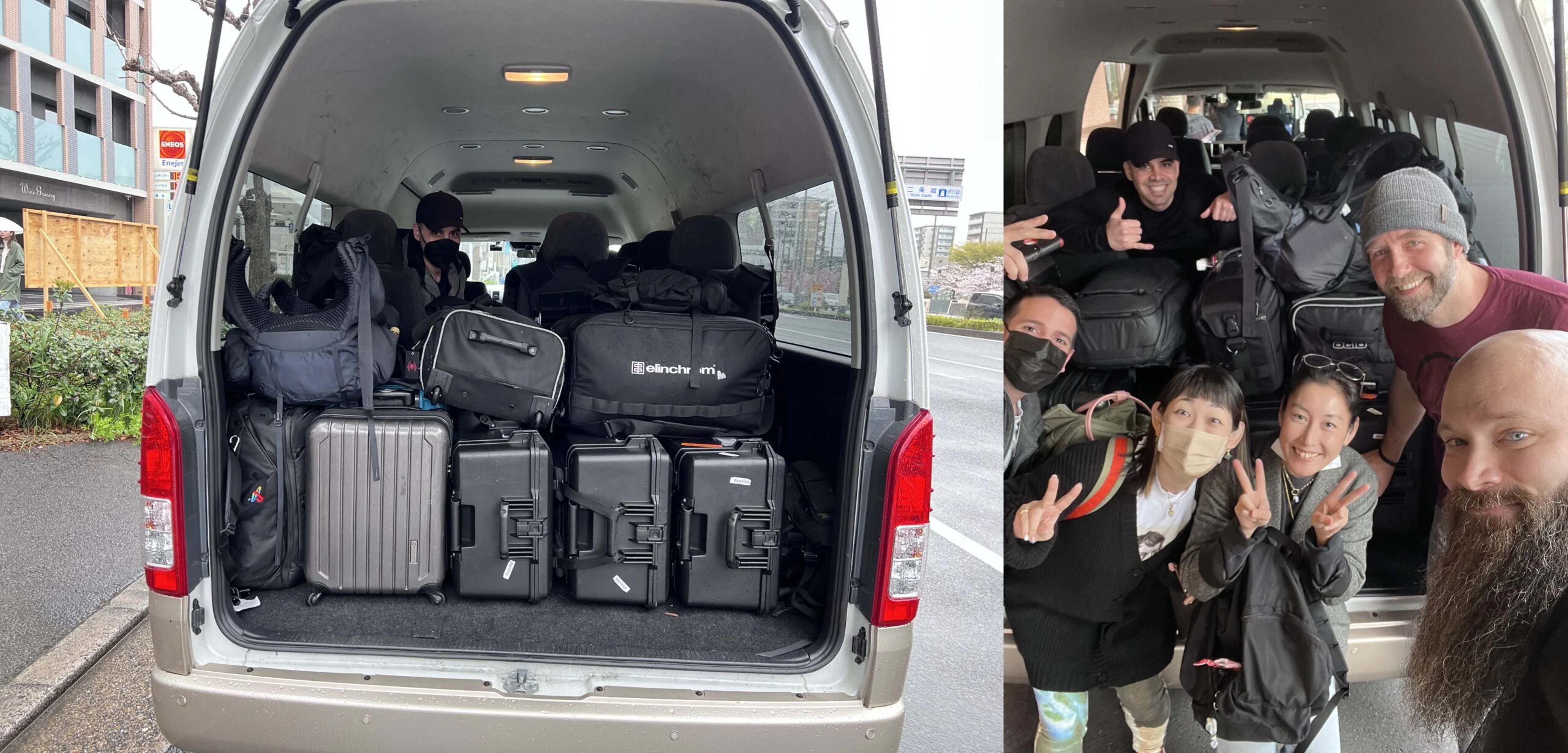 Insomniac Games’ scanning team travels through Japan with cases of equipment for Marvel’s Wolverine research.