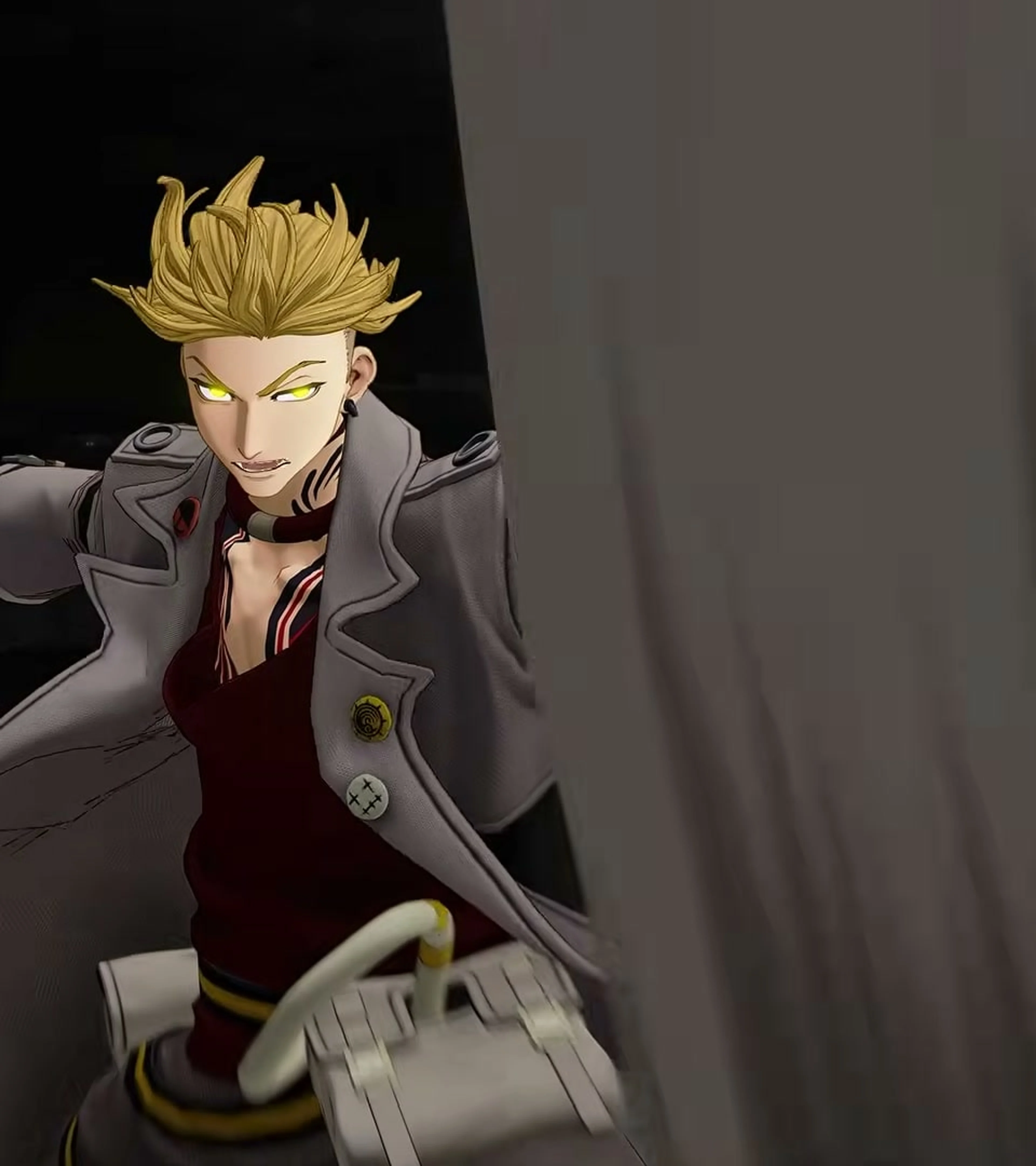 A blond fighter charges toward the camera in the game trailer.