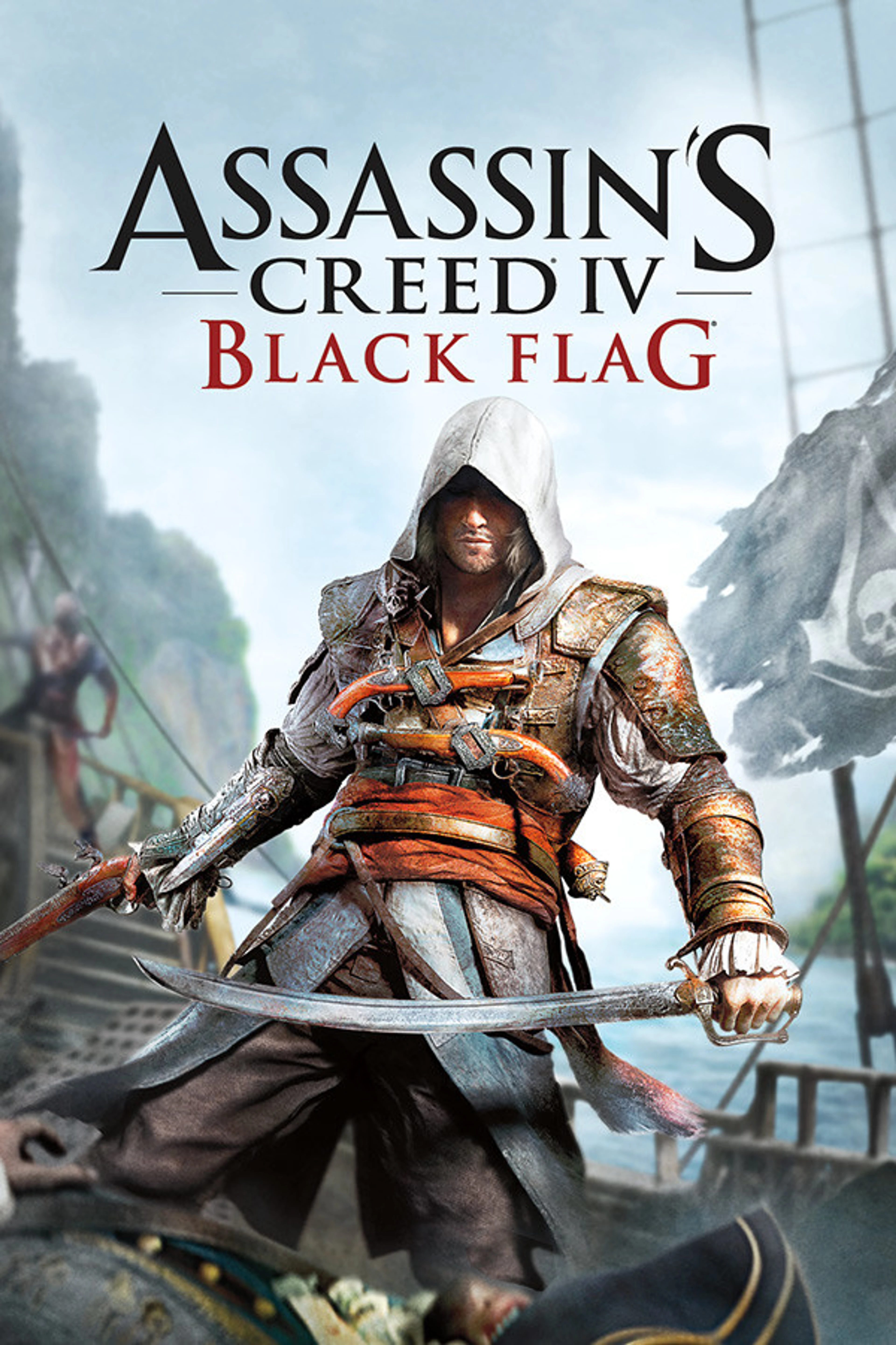 Official Black Flag cover showing Edward Kenway aboard a ship.