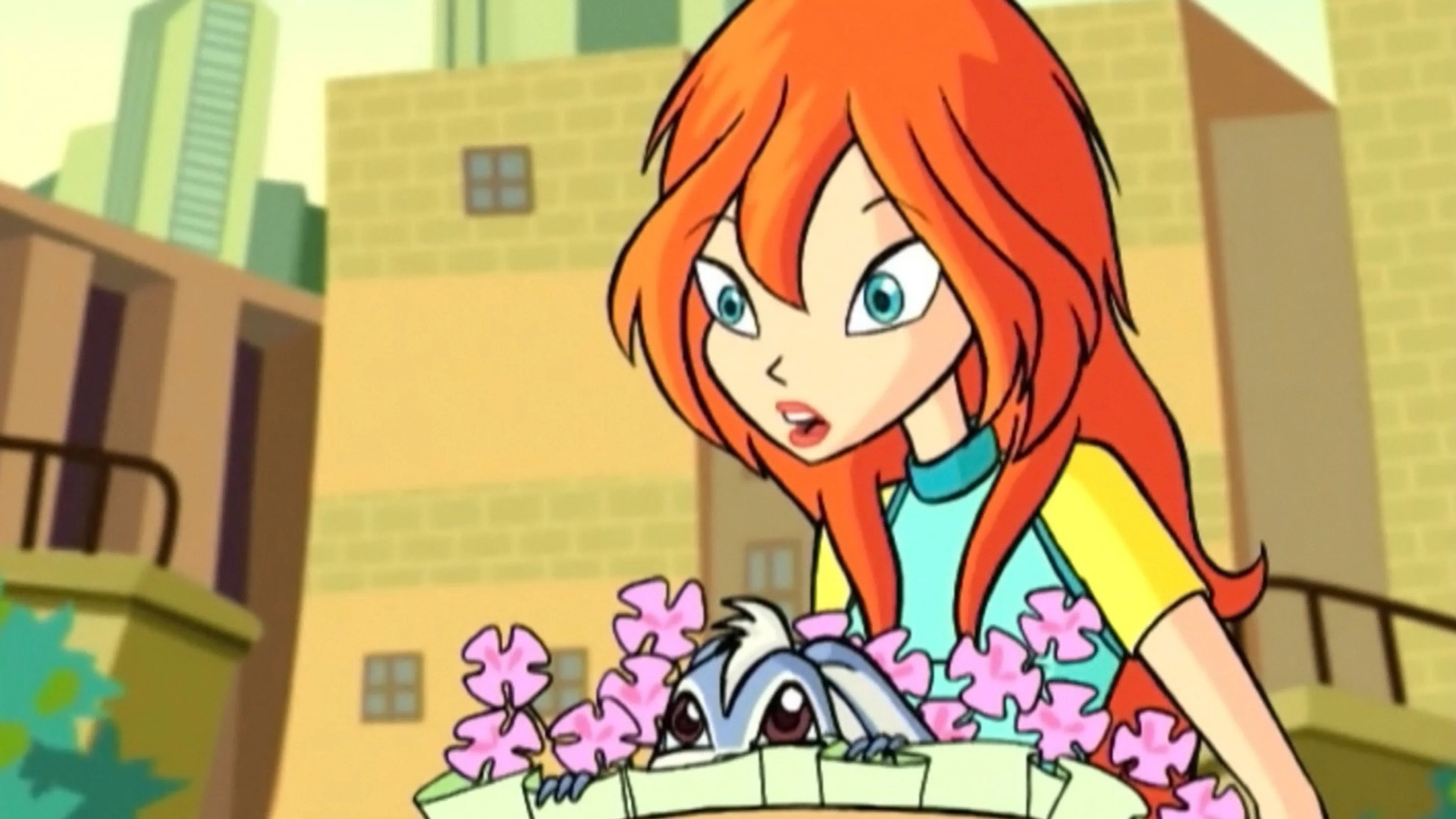 Bloom before her adventures at Alfea.
