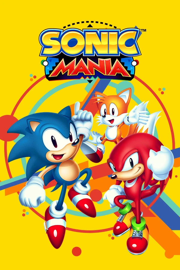 Official Sonic Mania Steam library cover.