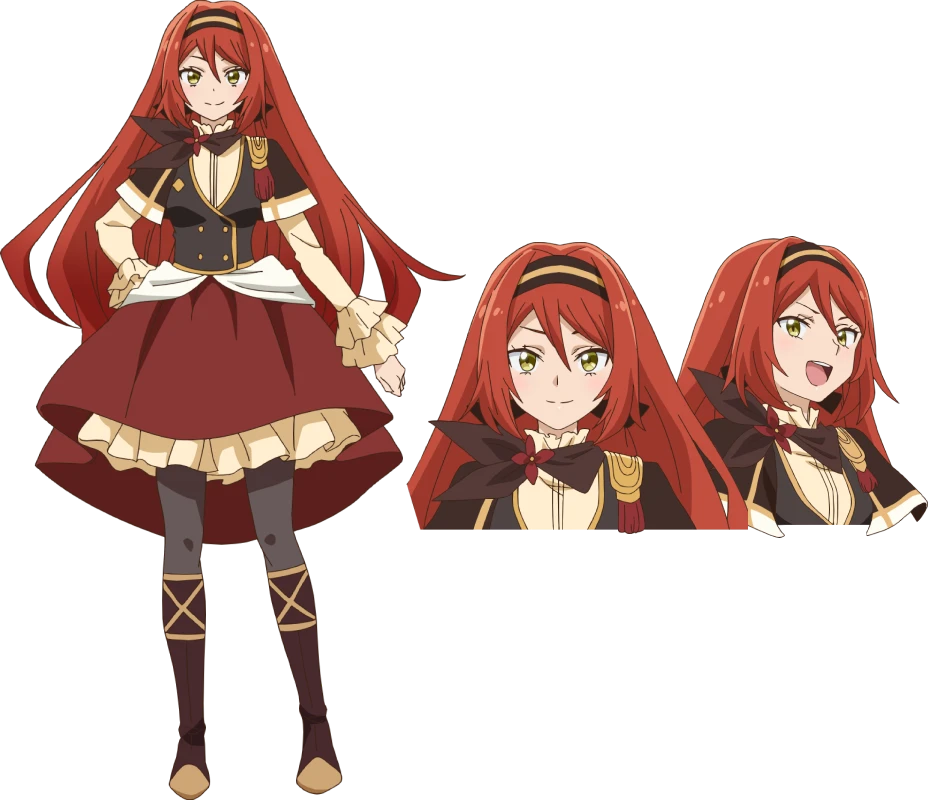 Official transparent character artwork of Elmina Manaflame.