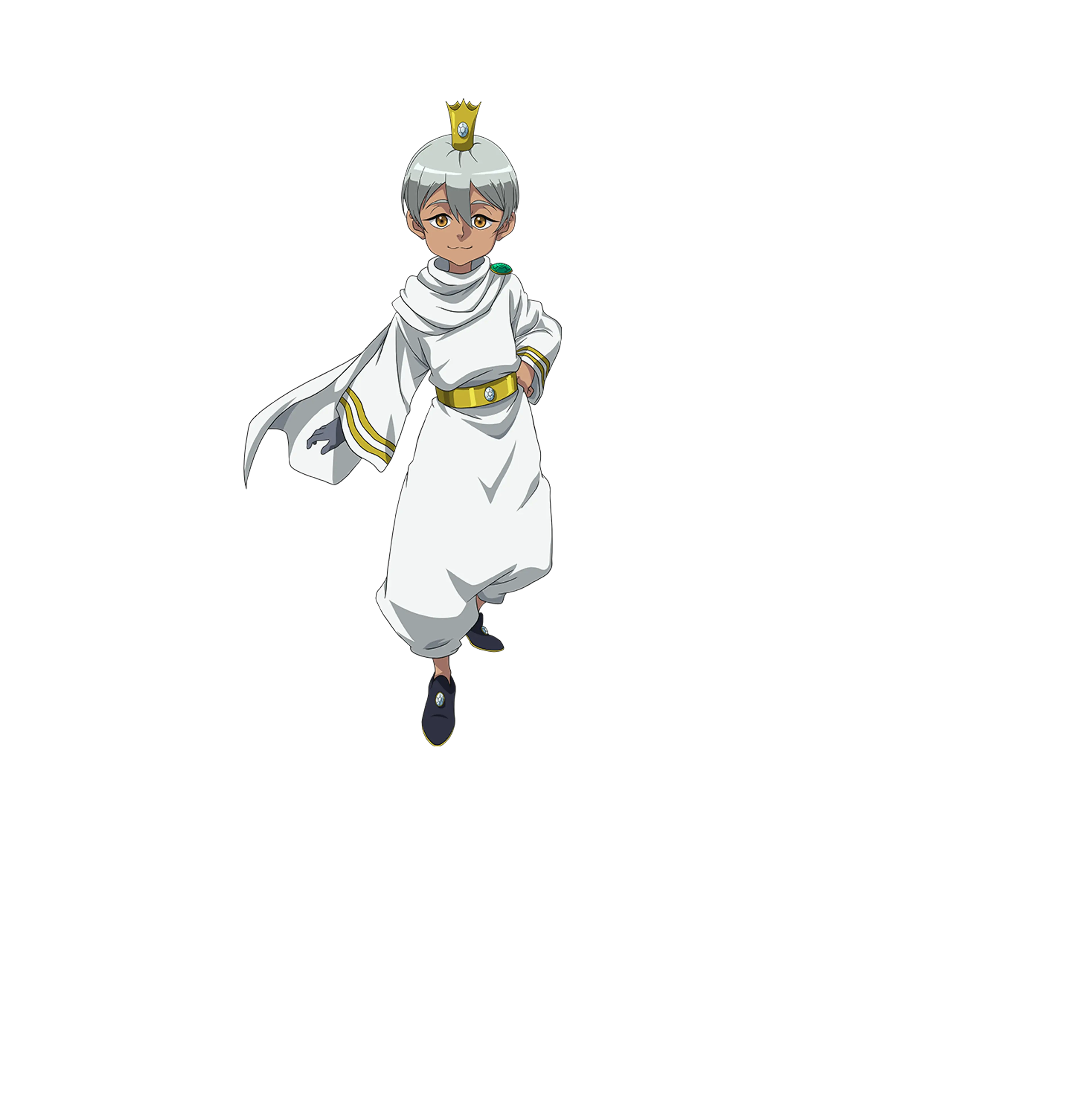 Official Beyblade X character art of a Bey Kingdom rival.
