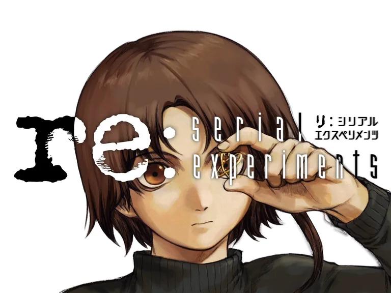 Creator-made re: Serial Experiments fan-project poster shows an original illustration of Lain with the project title.
