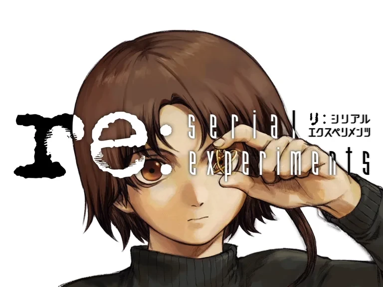 Creator-made re: Serial Experiments fan-project poster shows an original illustration of Lain with the project title.