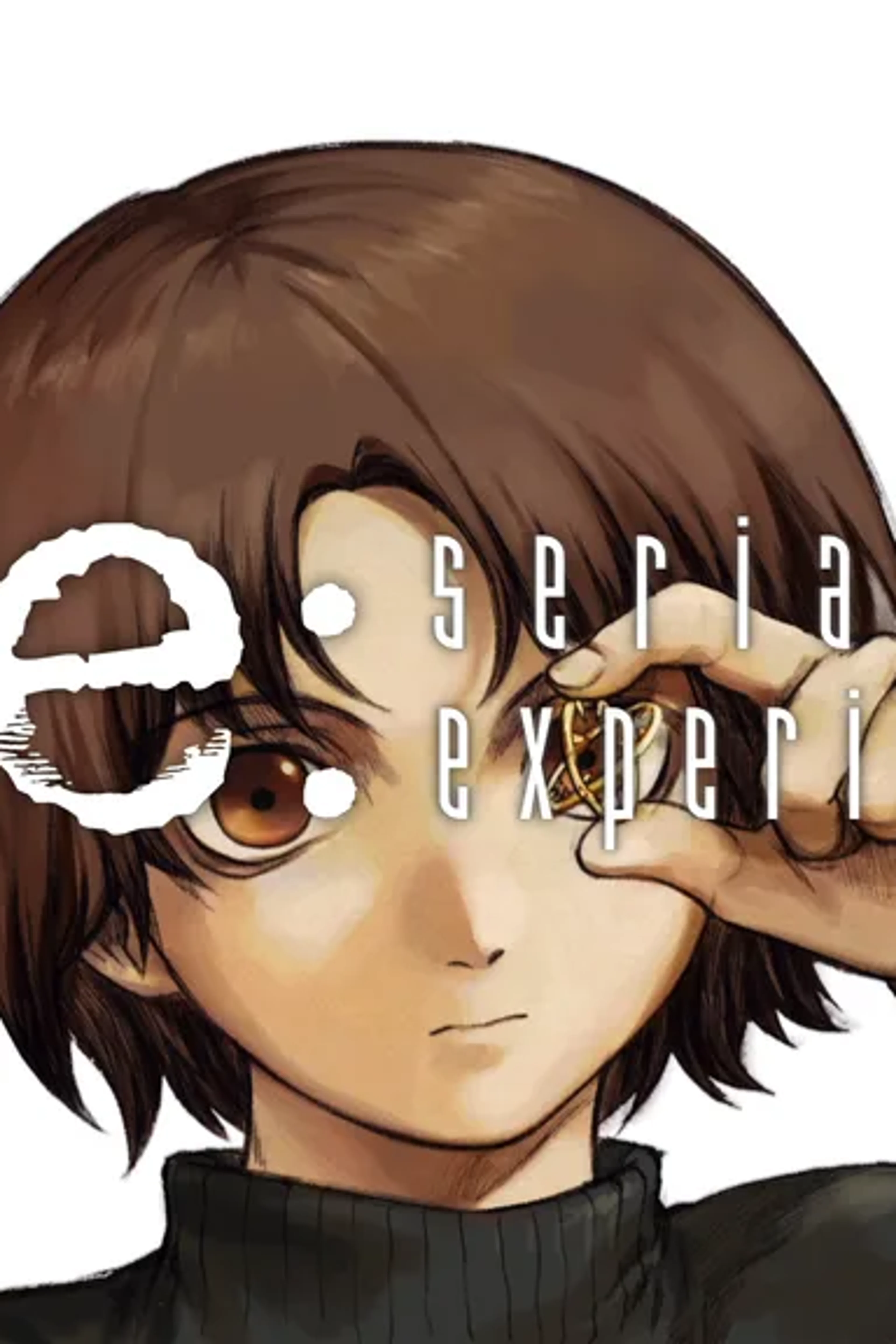 Creator-made re: Serial Experiments fan-project poster shows an original illustration of Lain with the project title.