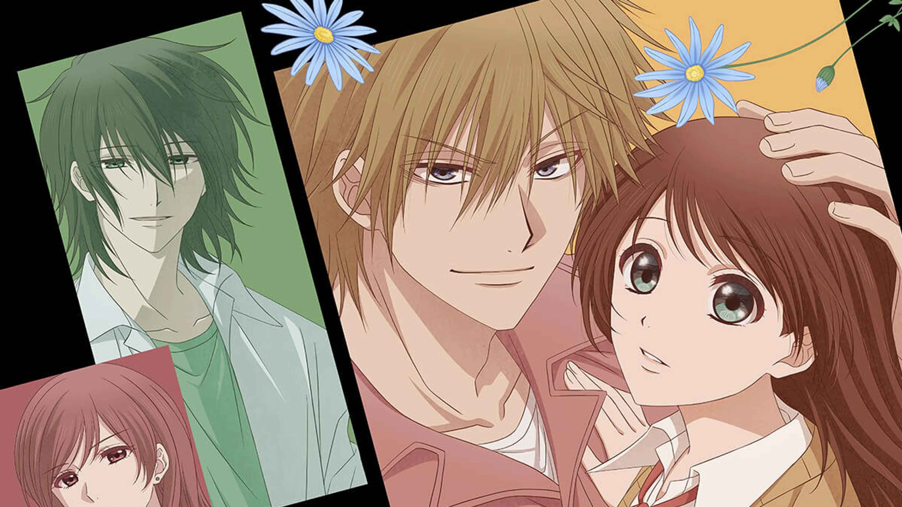The central characters of Dengeki Daisy gather in the official key art.