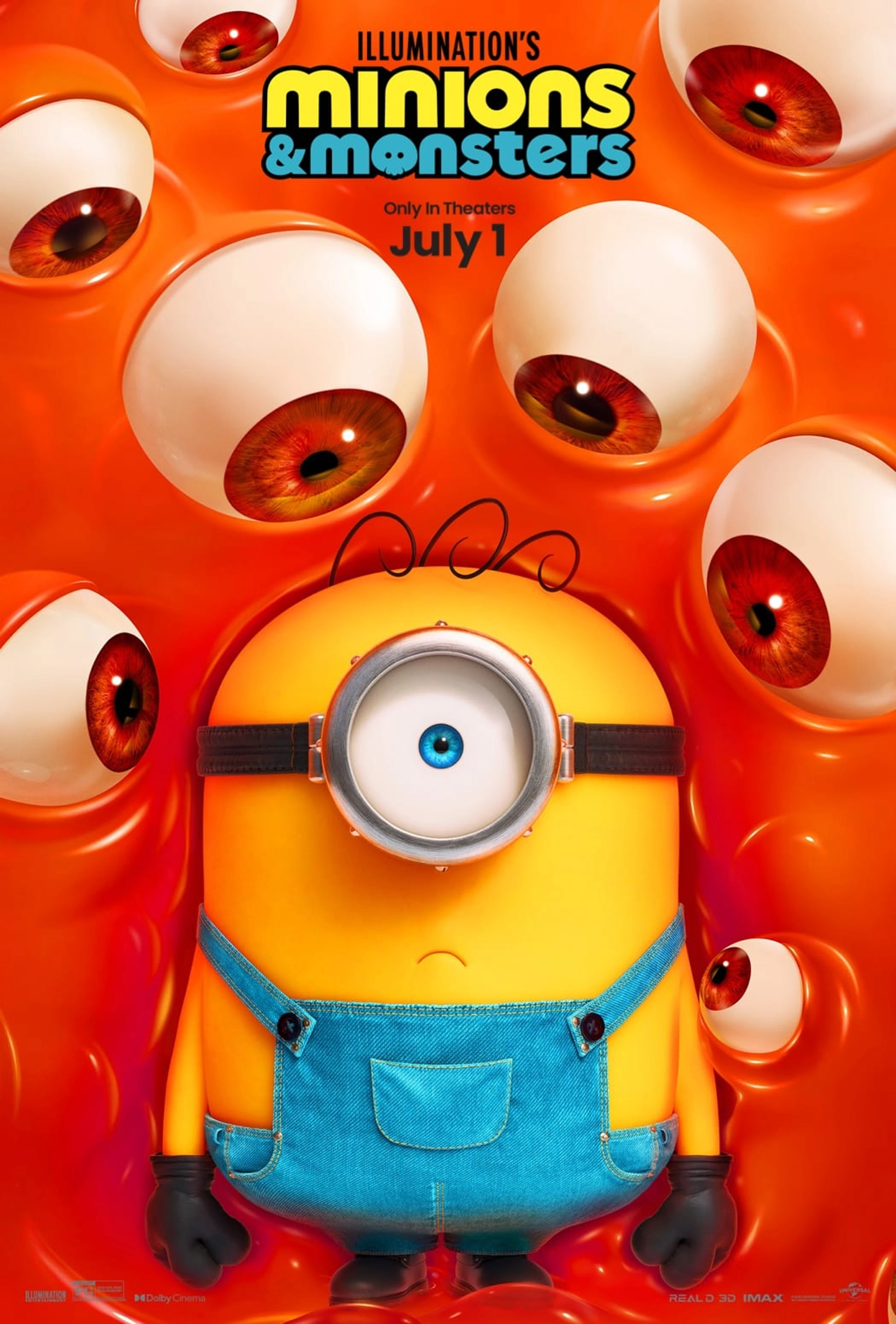 Official theatrical poster for Minions & Monsters.