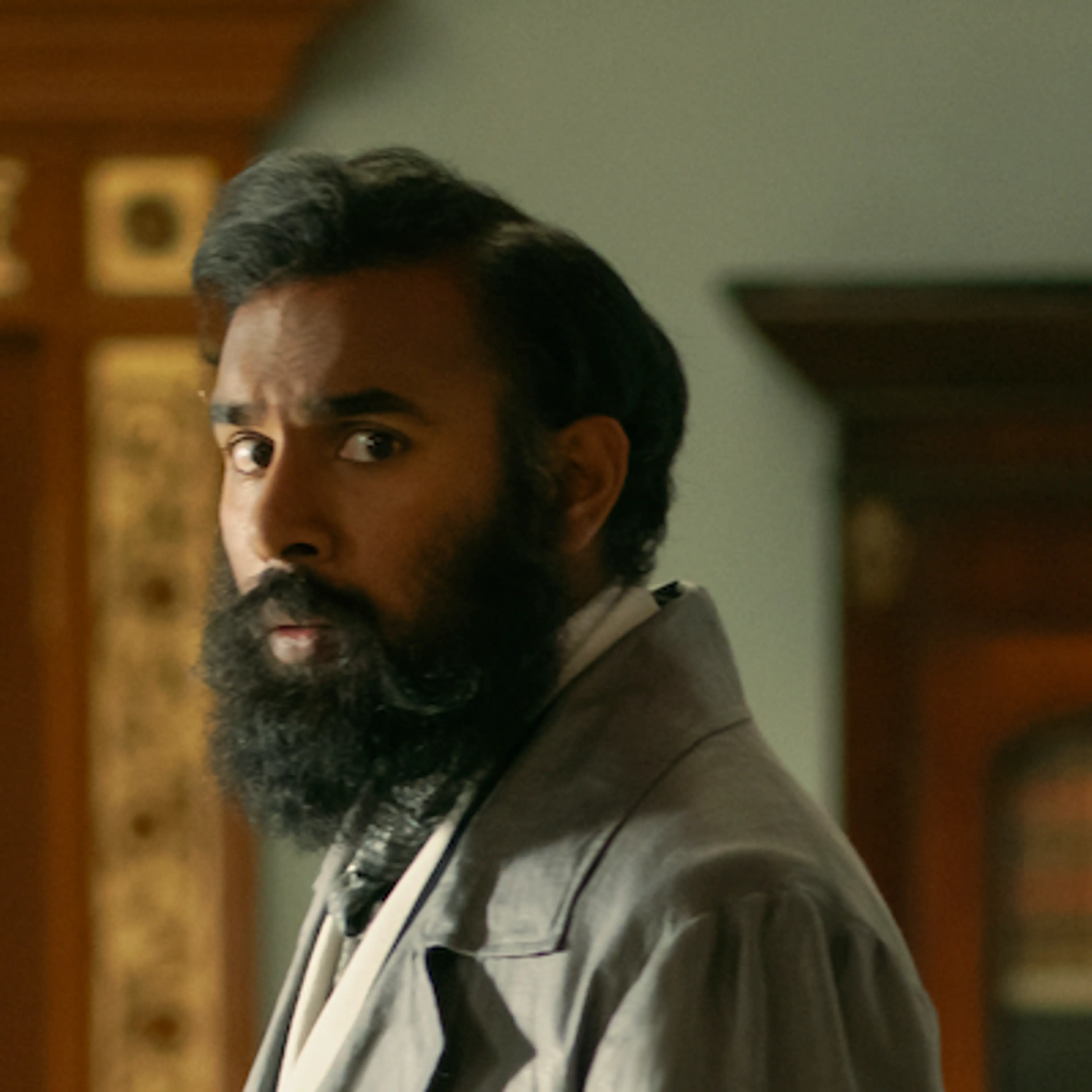 Himesh Patel in Enola Holmes 3, with his face clearly visible.