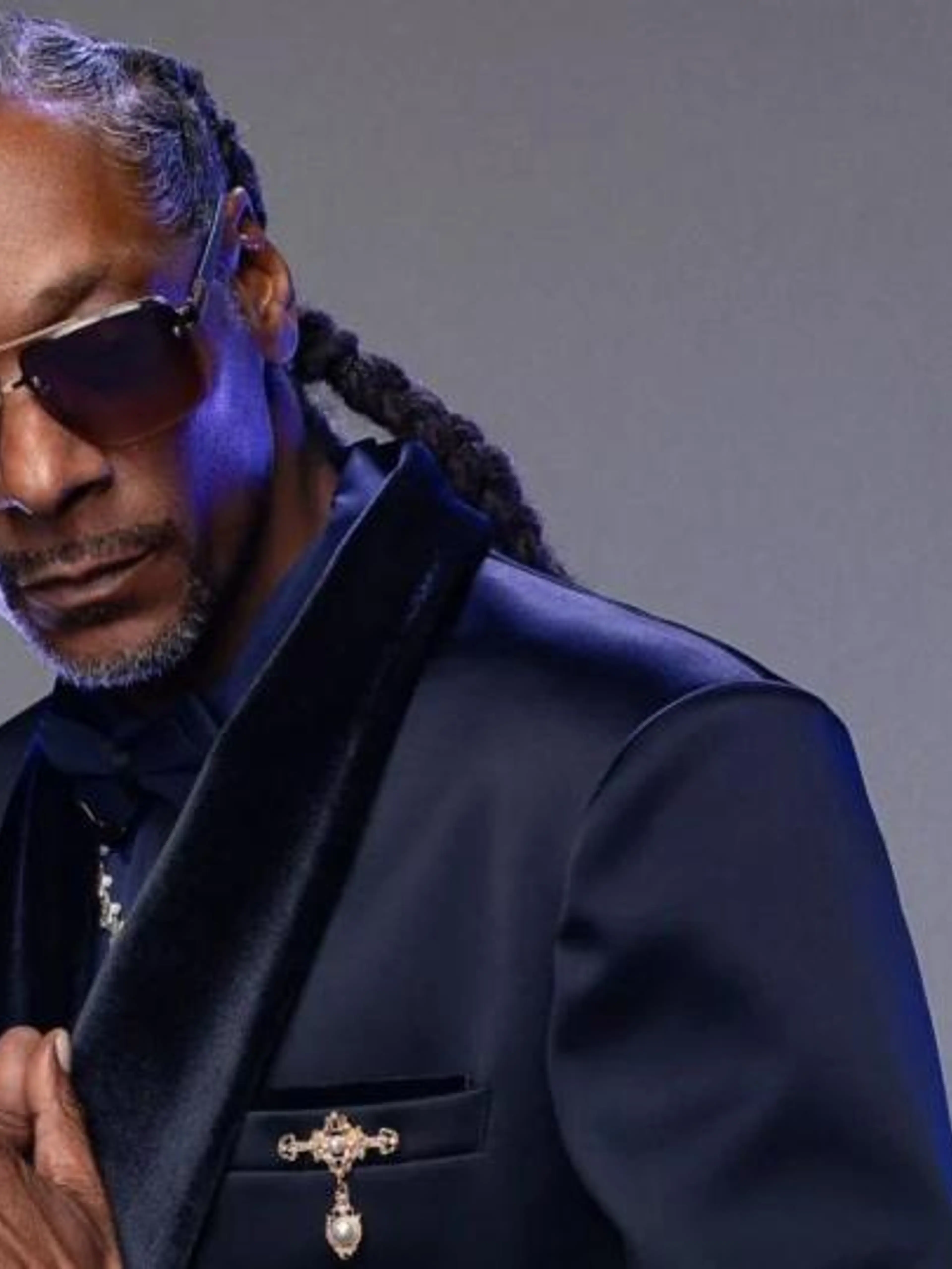 Snoop Dogg poses in official NBCUniversal artwork for the Snoop biopic announcement.