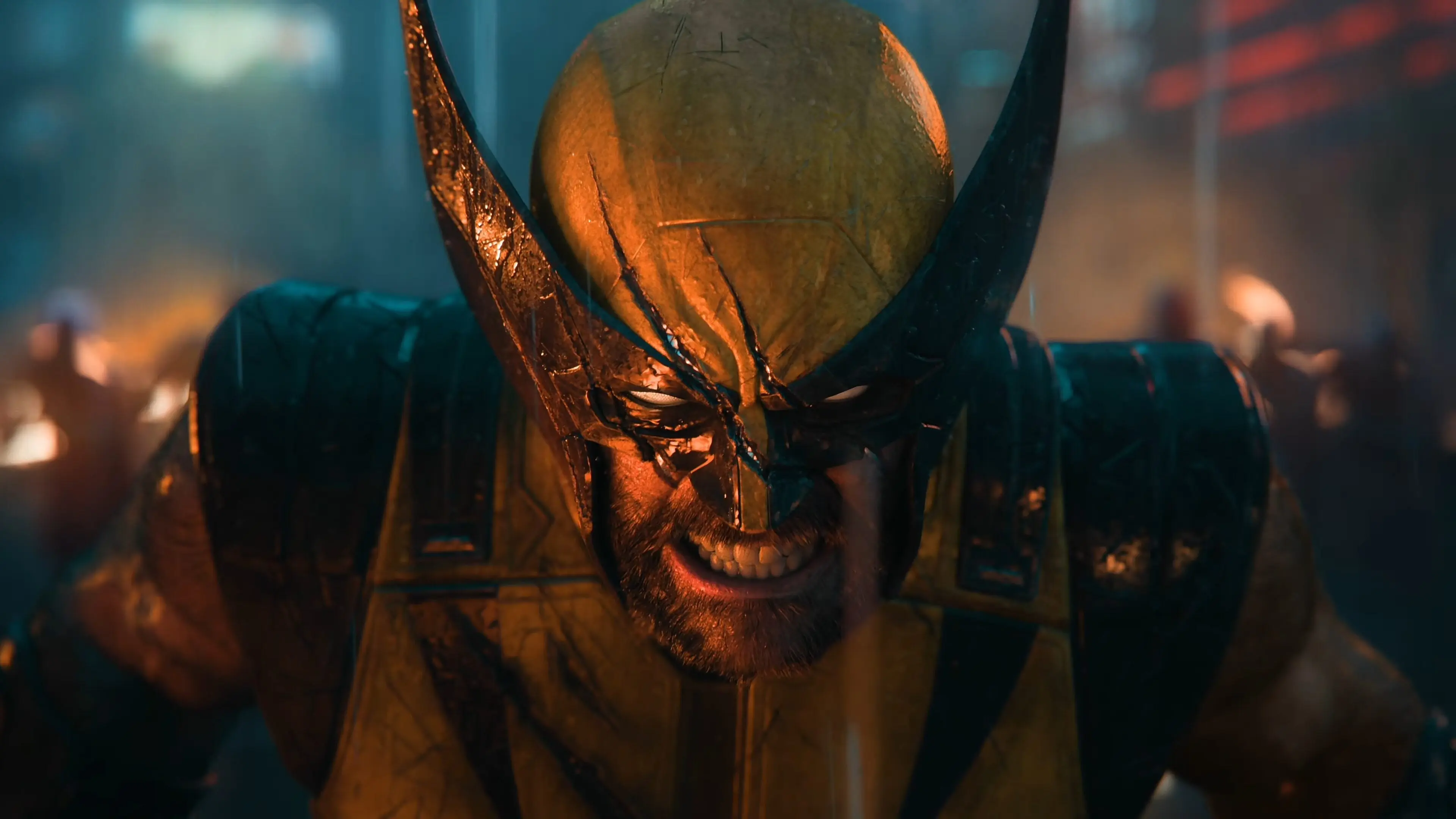 Wolverine wears his yellow mask in Marvel’s Wolverine.