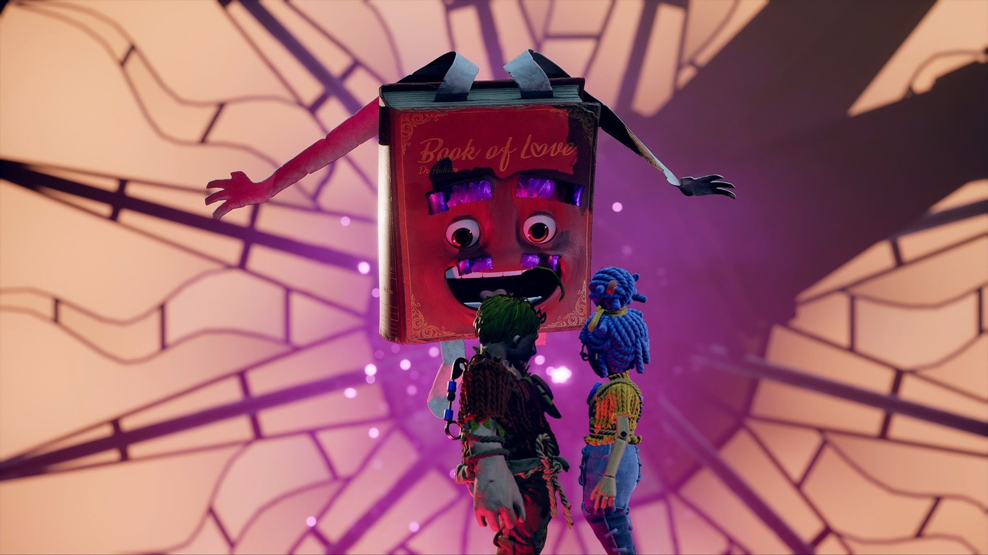 Cody and May meet the animated Book of Love.