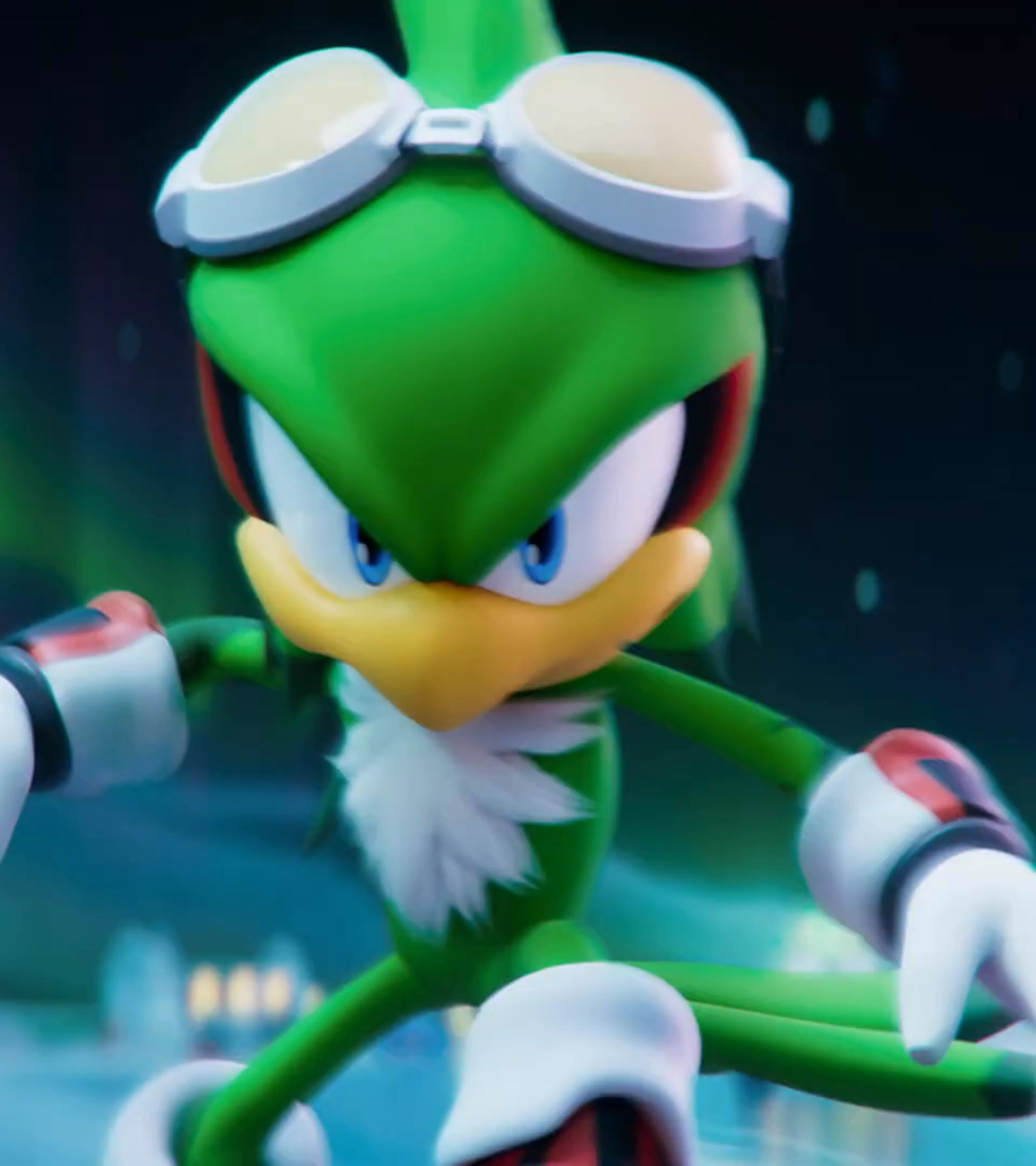 Jet the Hawk appears in Sonic Racing: CrossWorlds.