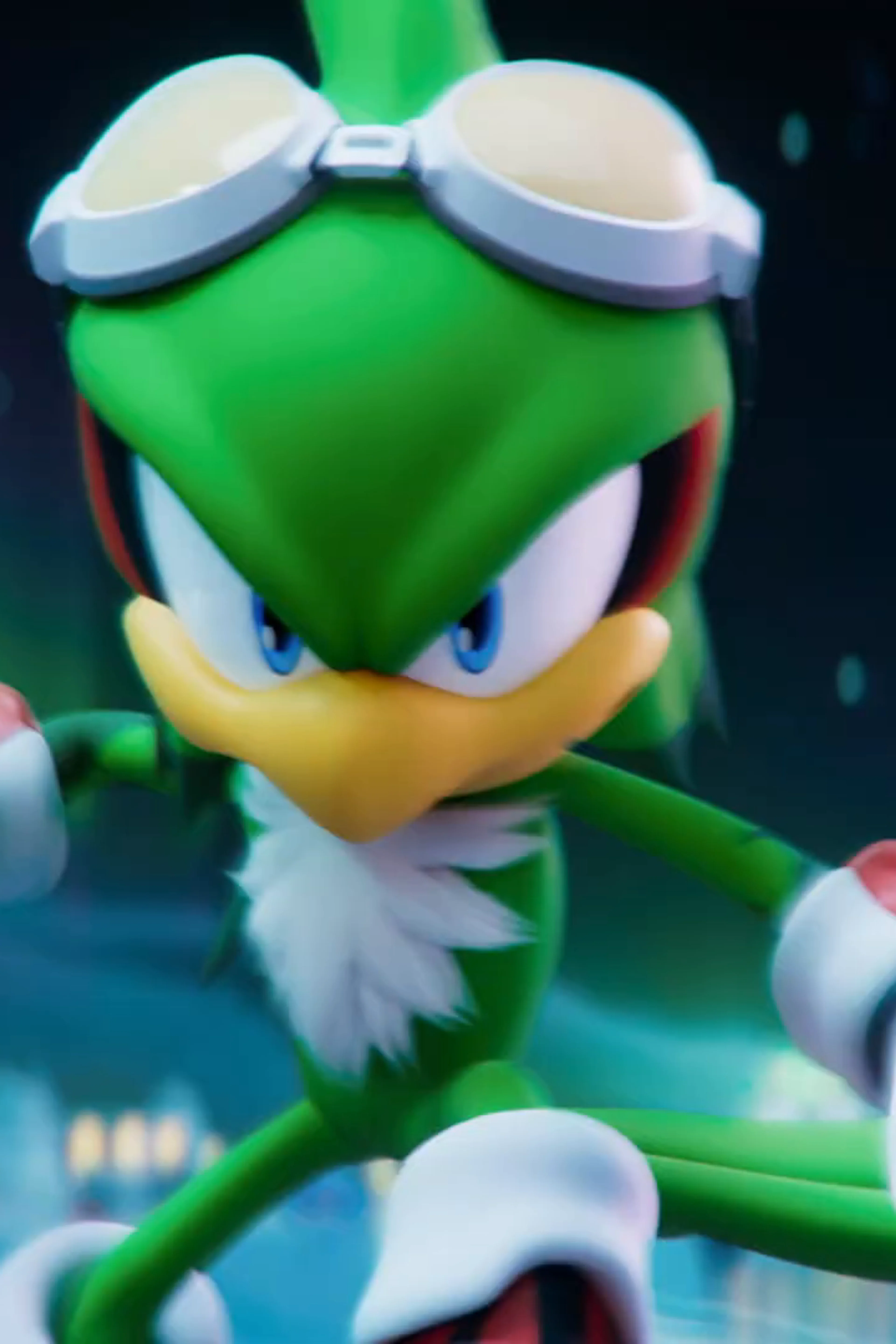 Jet the Hawk appears in Sonic Racing: CrossWorlds.