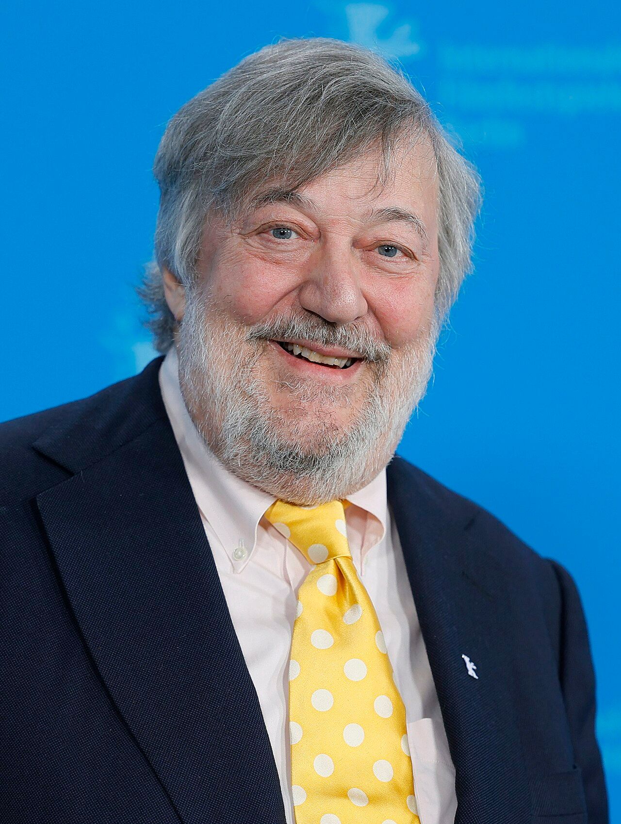 Stephen Fry at the Berlin International Film Festival in 2024.