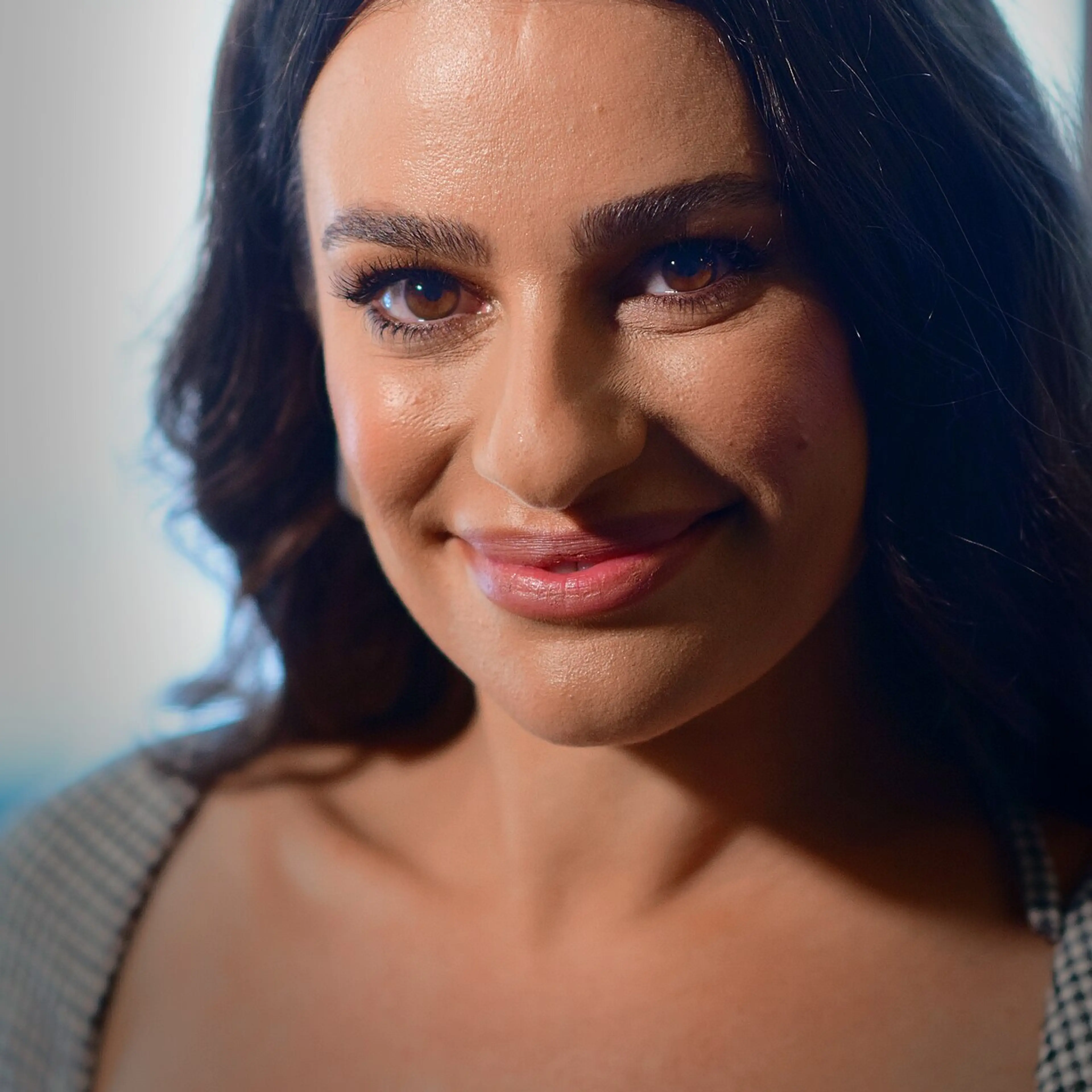 Lea Michele at a Funny Girl press event in September 2022.