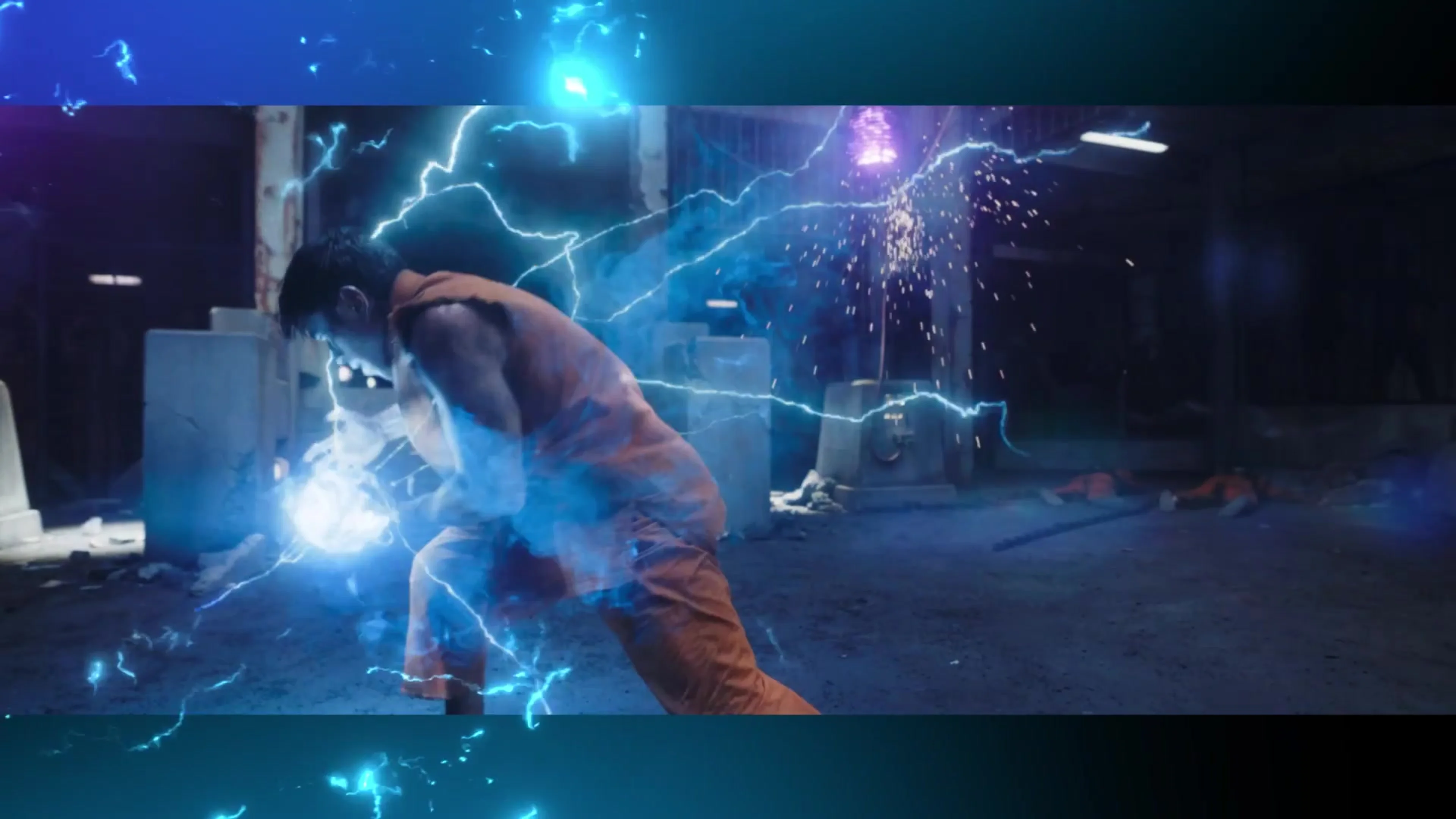 Andrew Koji as Ryu gathers blue energy in the official Street Fighter movie clip.