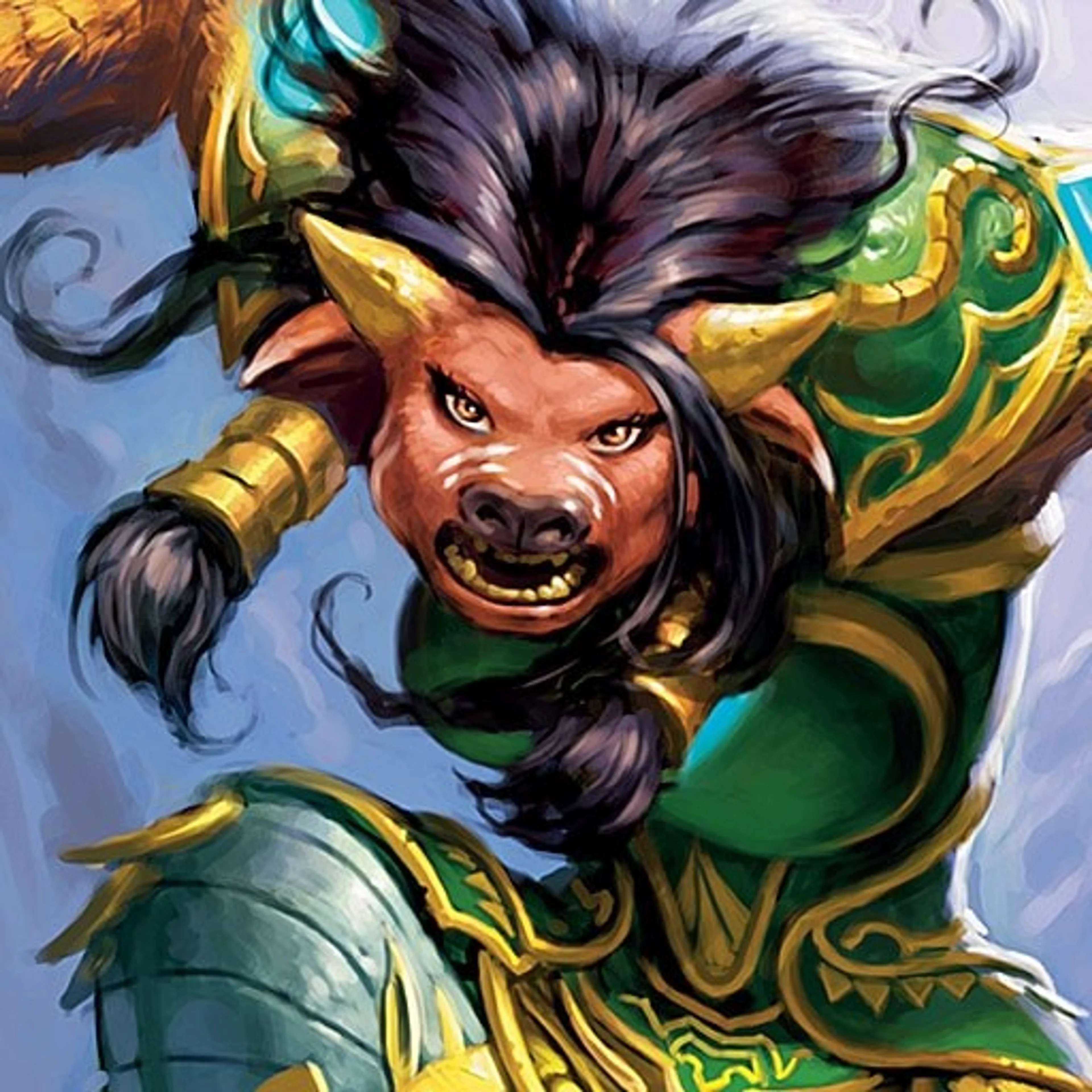 Druid class artwork. Shapeshifting supports several distinct combat specializations.