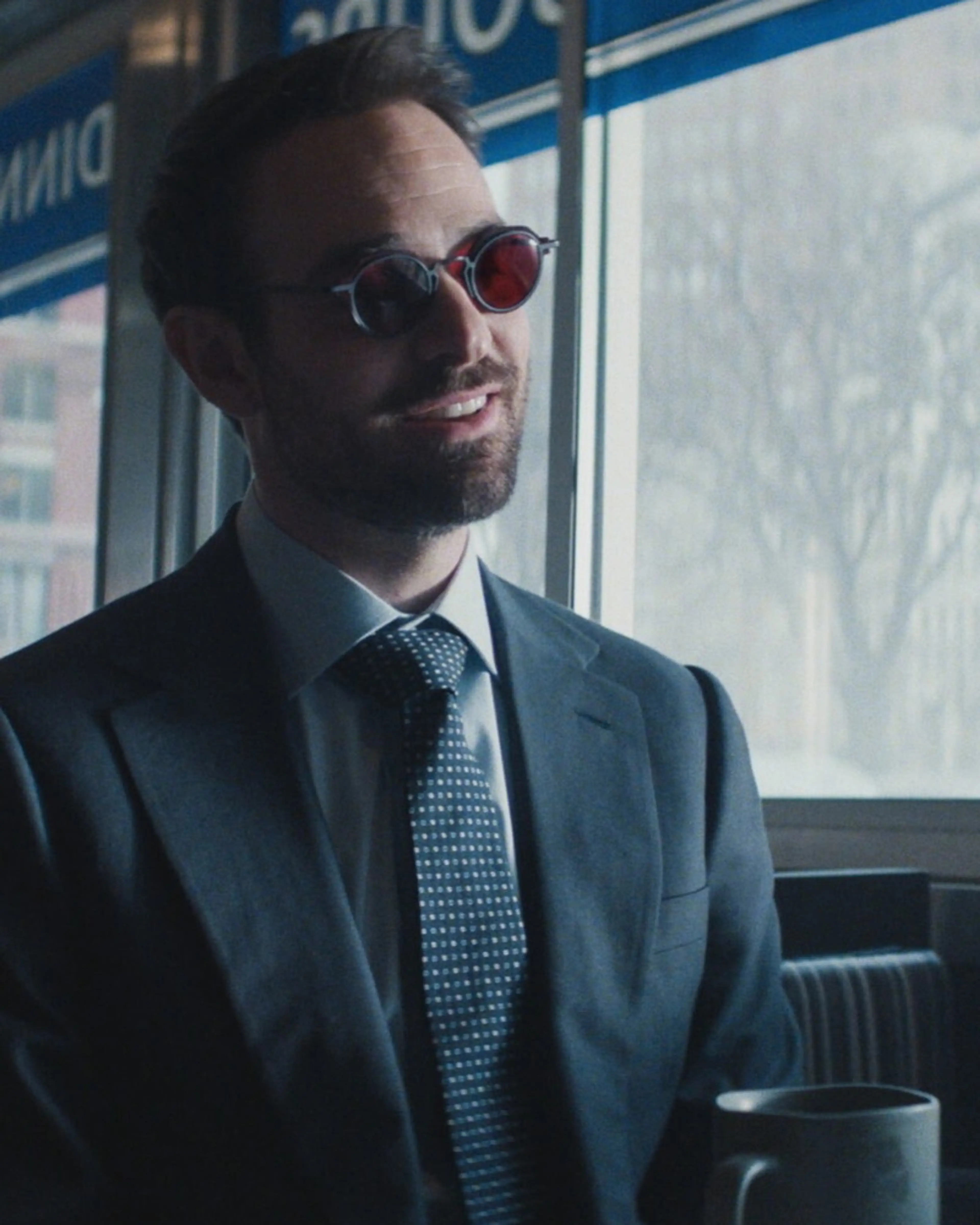 Charlie Cox as Matt Murdock in Daredevil: Born Again.