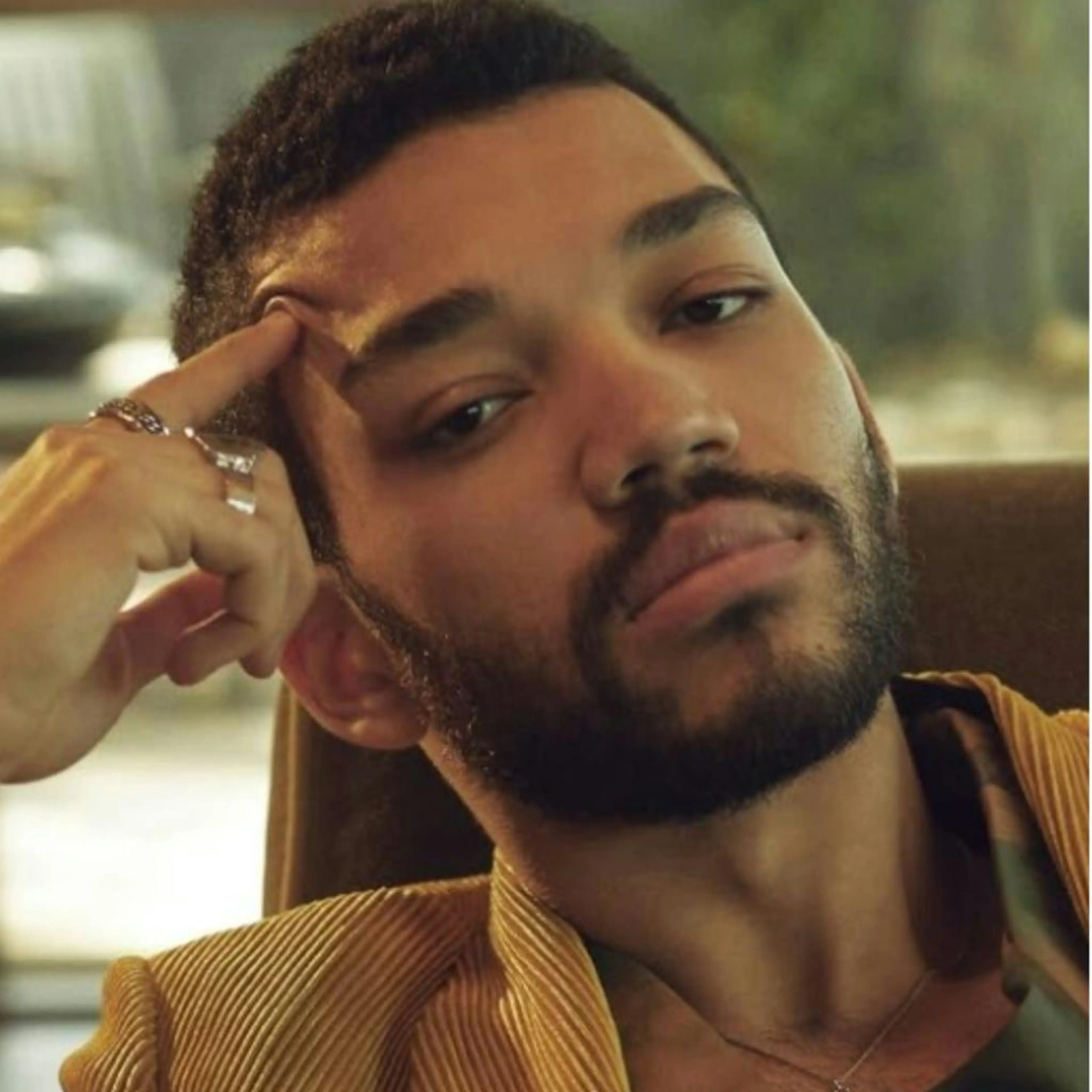 Justice Smith in an official Season 2 cast portrait.