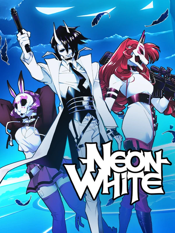 Official Neon White cover showing White and other Neons against a blue background with the title.