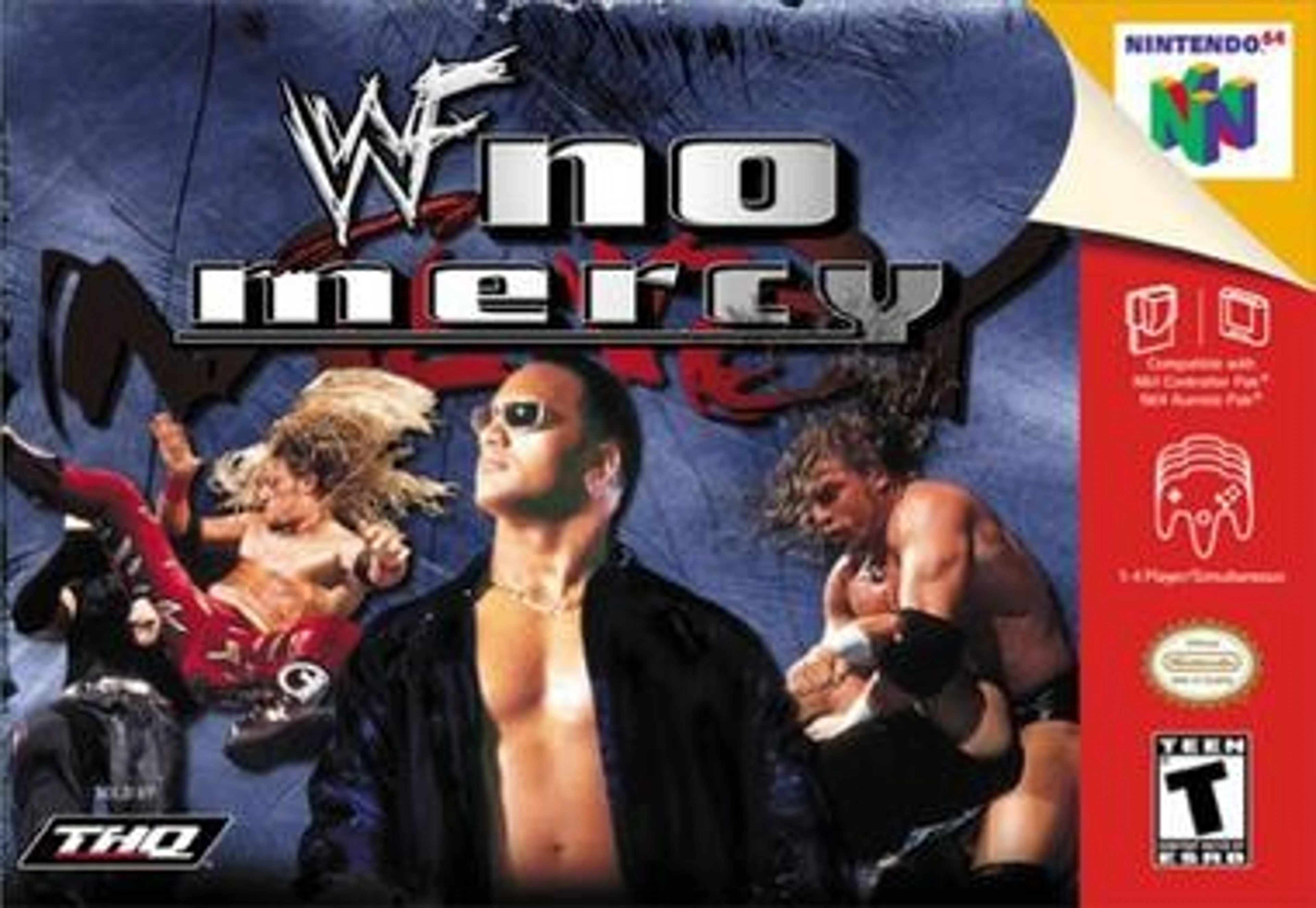 Original cover art for WWF No Mercy.