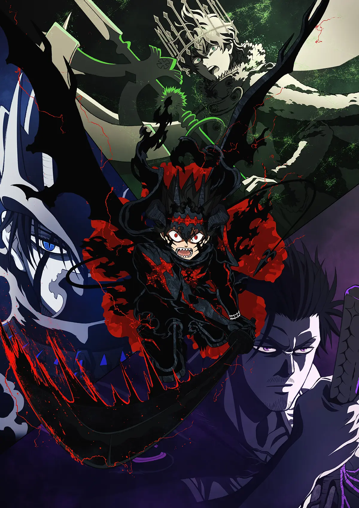 Official Black Clover Season 2 key visual featuring Asta and supporting characters.
