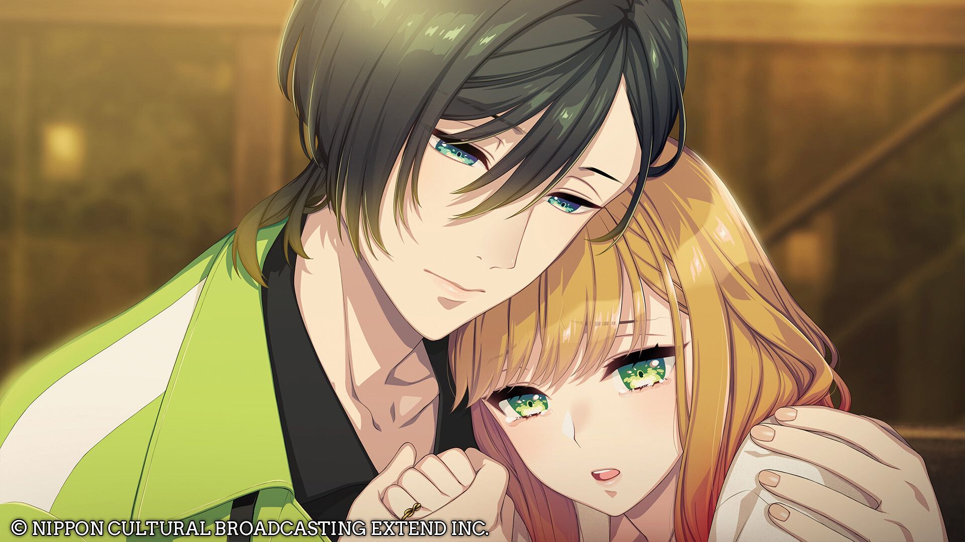 Mozu embraces Teuta in BUSTAFELLOWS Season 2.