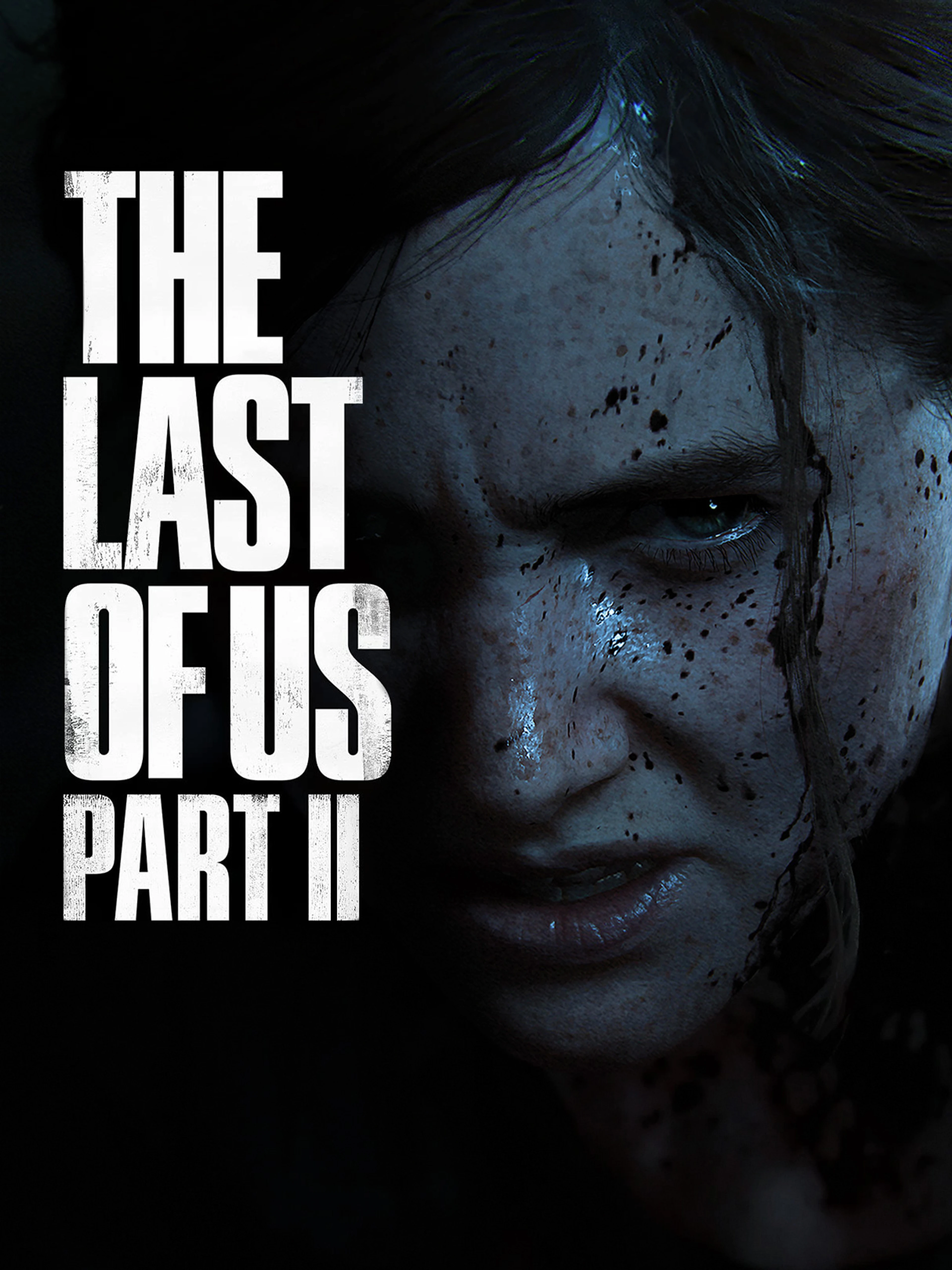 Official The Last of Us Part II cover with Ellie’s face and the game logo against a dark background.