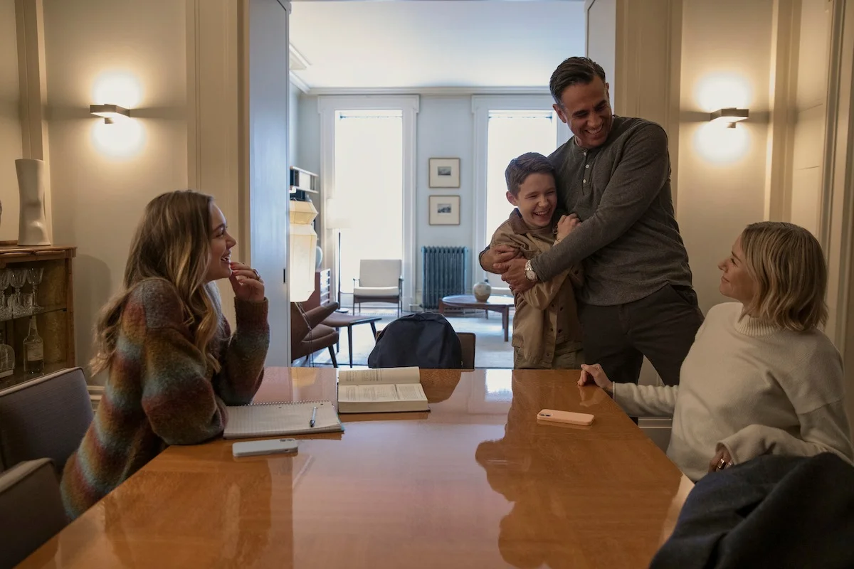 The Brannock family gathers around a table in The Watcher Season1.