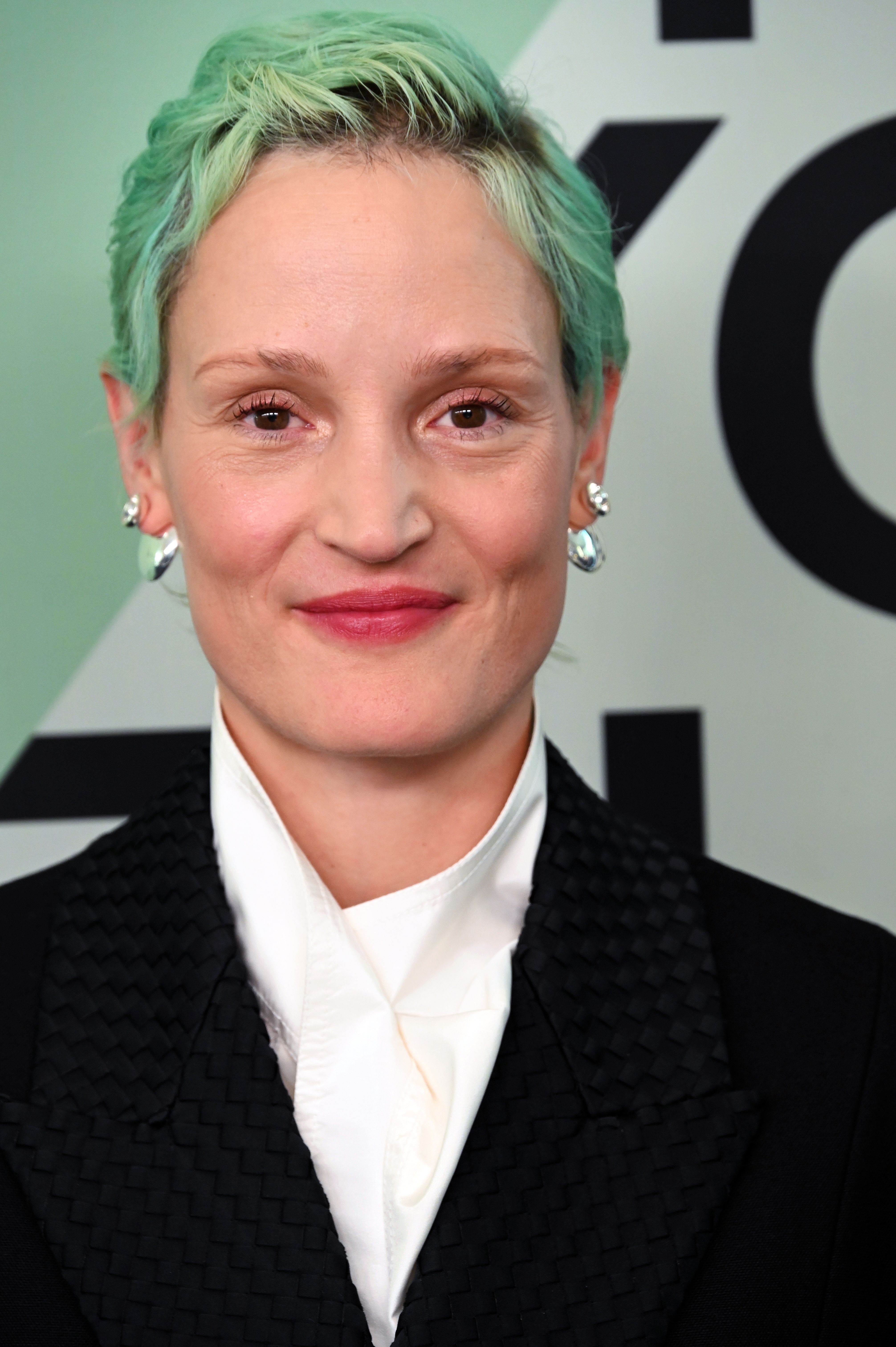 Vicky Krieps poses at the 2025 New York Film Festival.