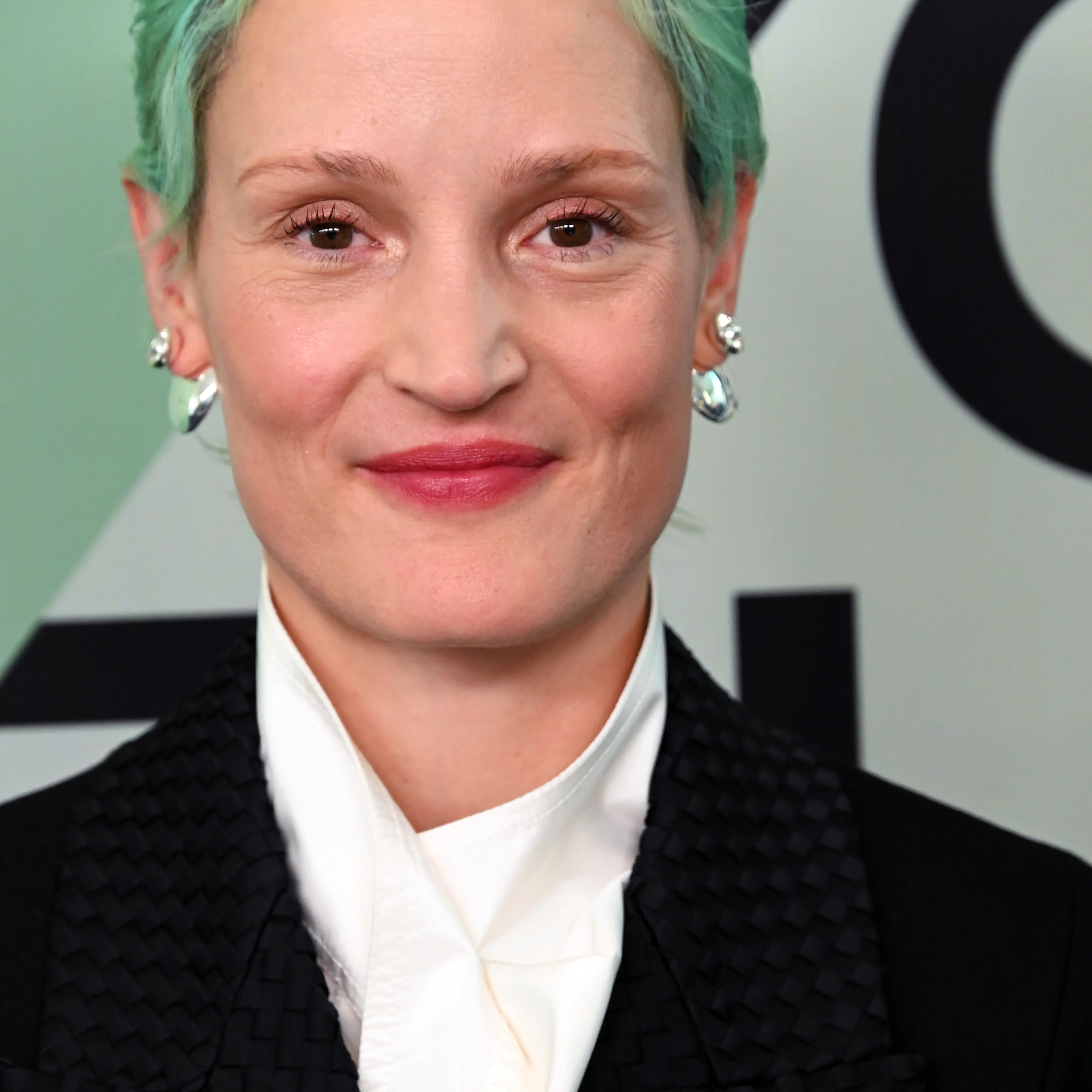 Vicky Krieps poses at the 2025 New York Film Festival.