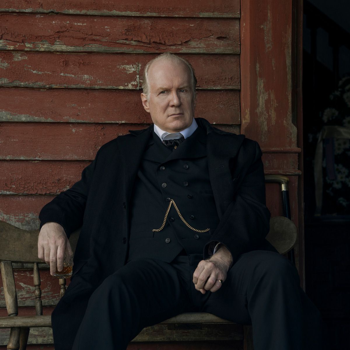 Tracy Letts as Cyrus Trask in East of Eden.