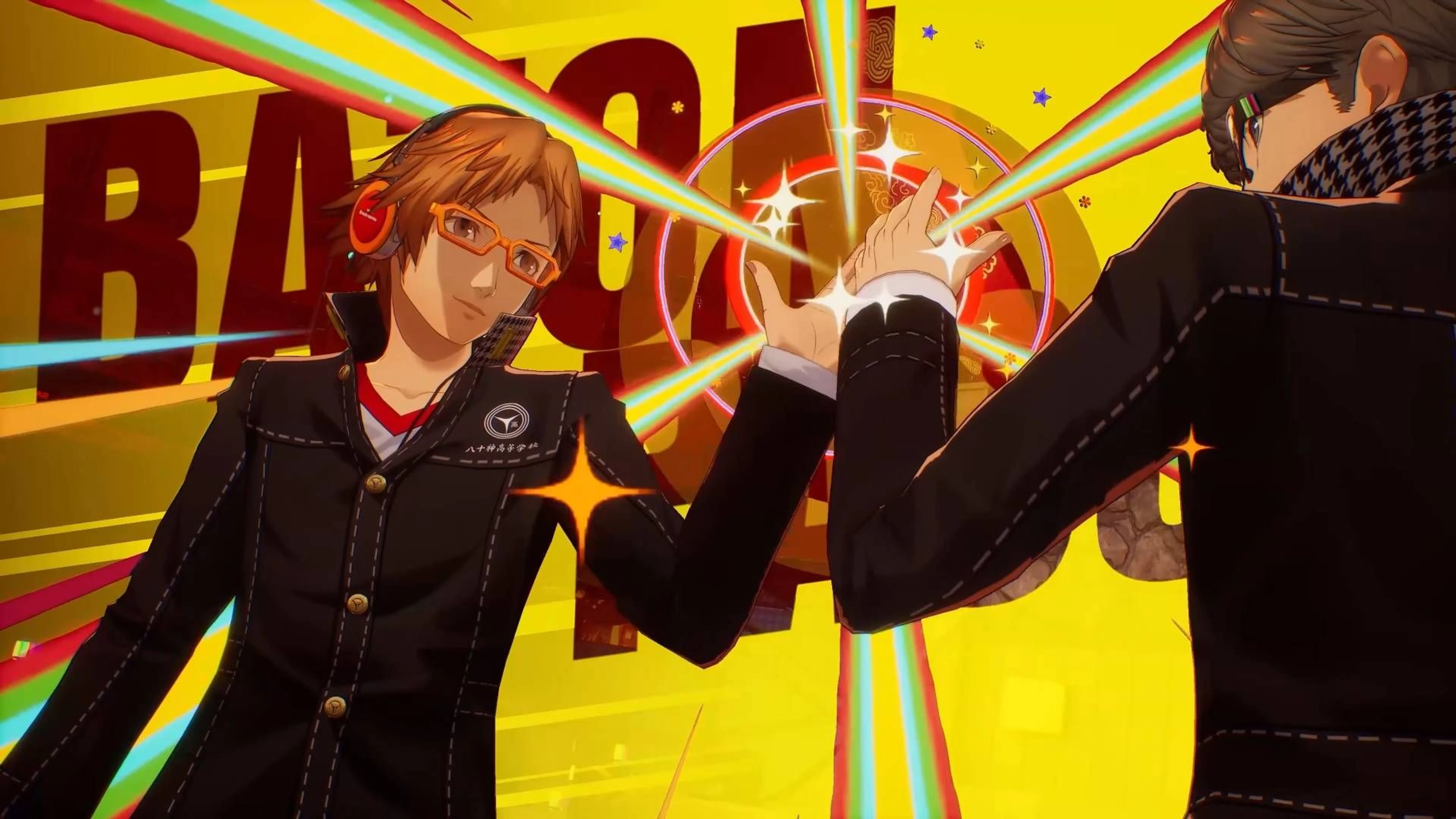 Persona 4 Revival characters appear in a gameplay screenshot.