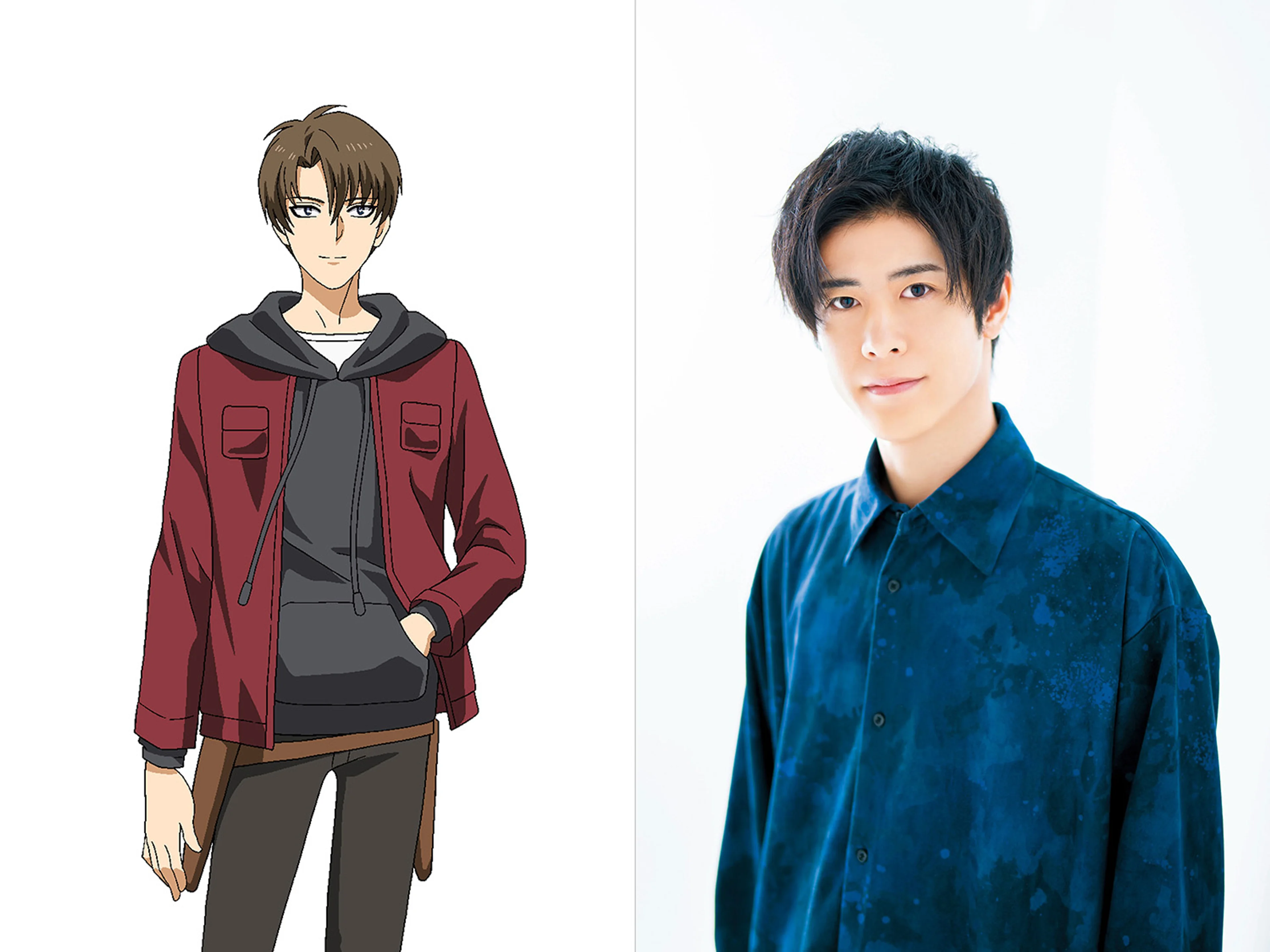 Kim Gongja’s character design appears beside voice actor Takeo Otsuka.
