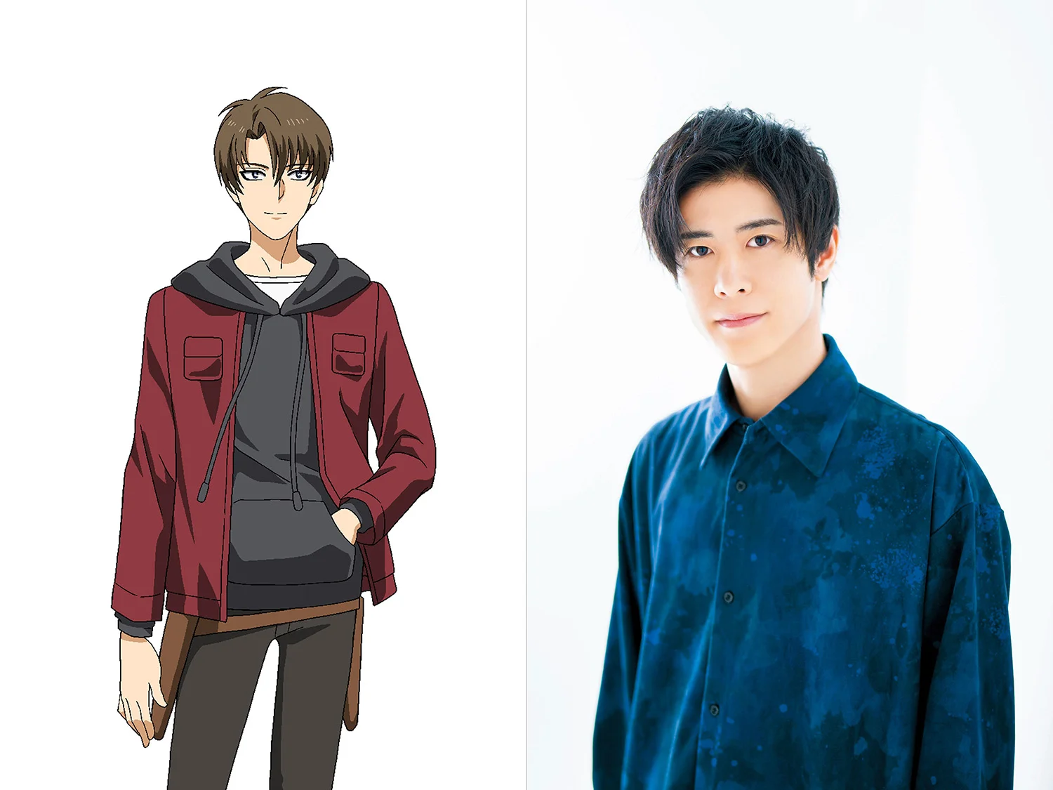 Kim Gongja’s character design appears beside voice actor Takeo Otsuka.