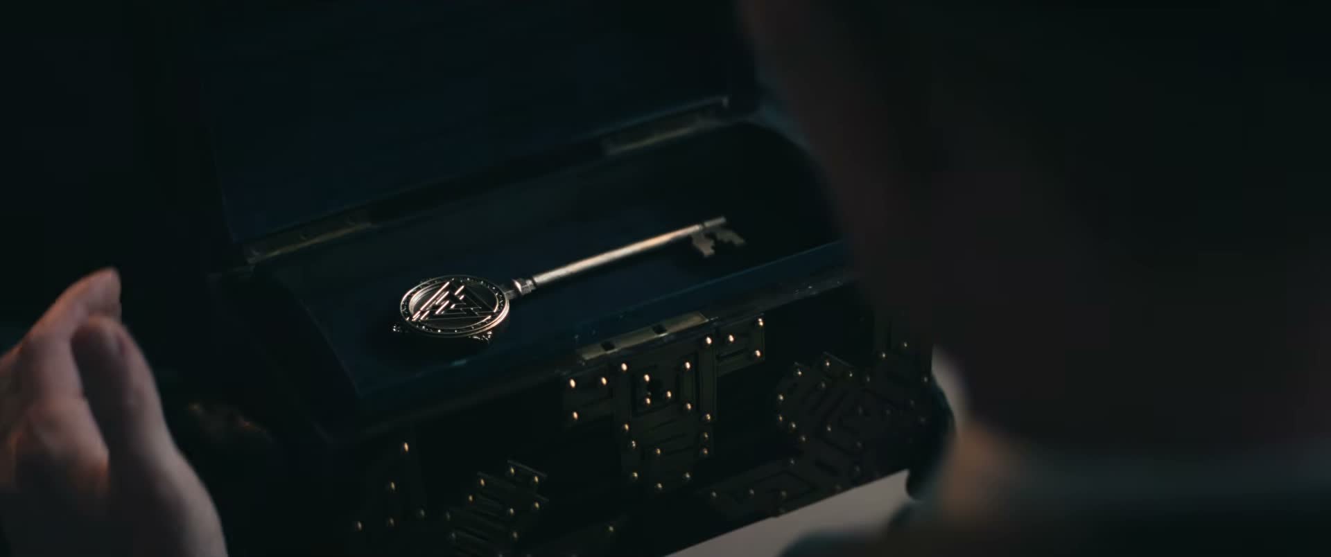 An ornate key rests inside Wilhelm’s open black box in The Last Temptation of Becky.